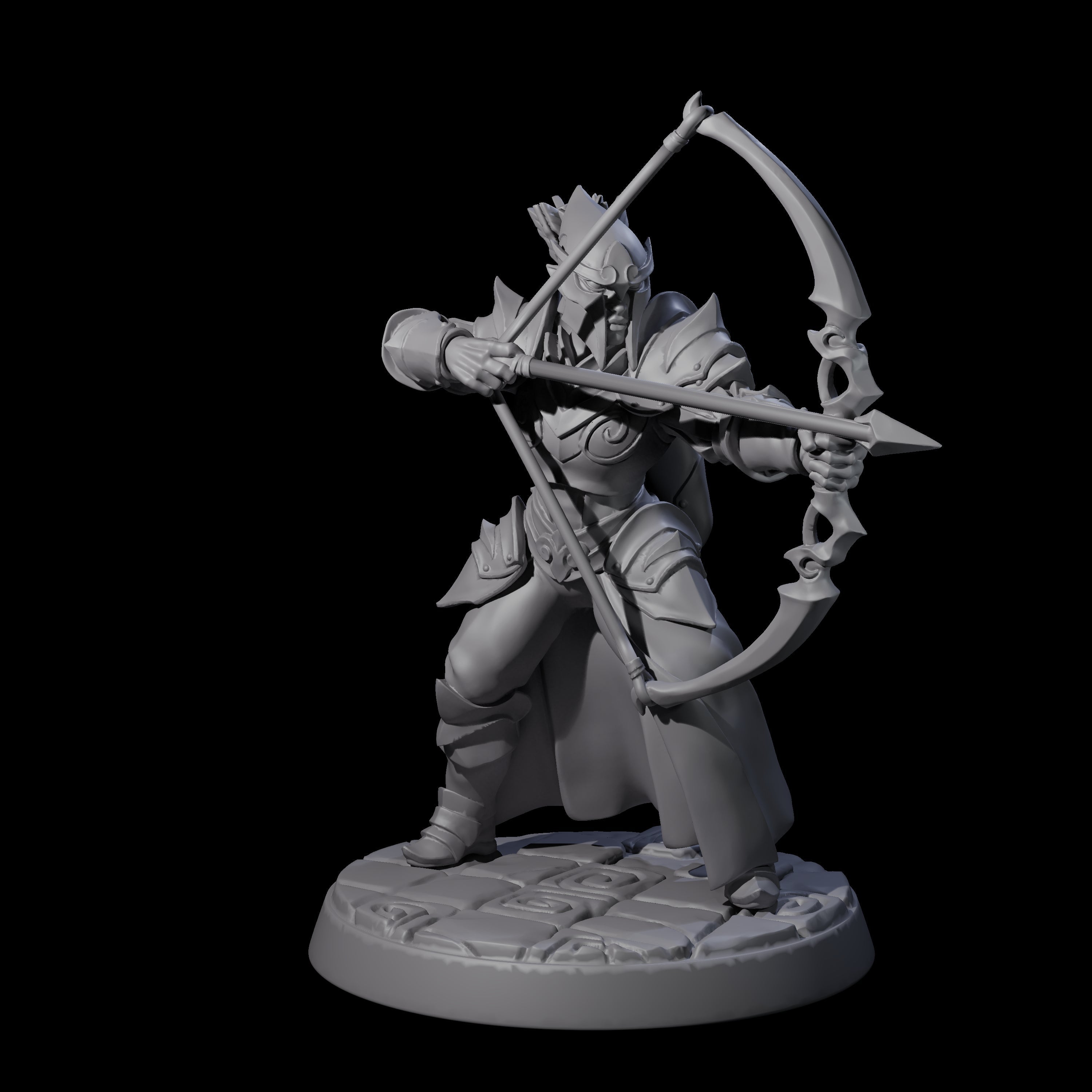 Six Cunning Drow Miniature for Dungeons and Dragons, Pathfinder or other TTRPGs