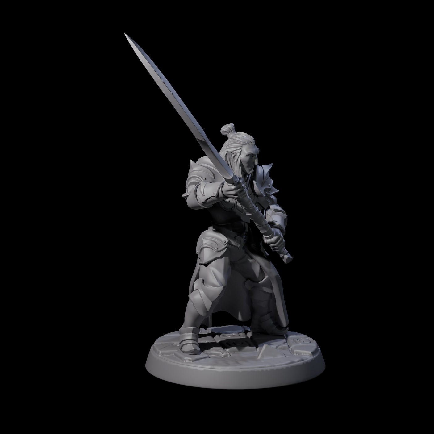 Six Cunning Drow Miniature for Dungeons and Dragons, Pathfinder or other TTRPGs