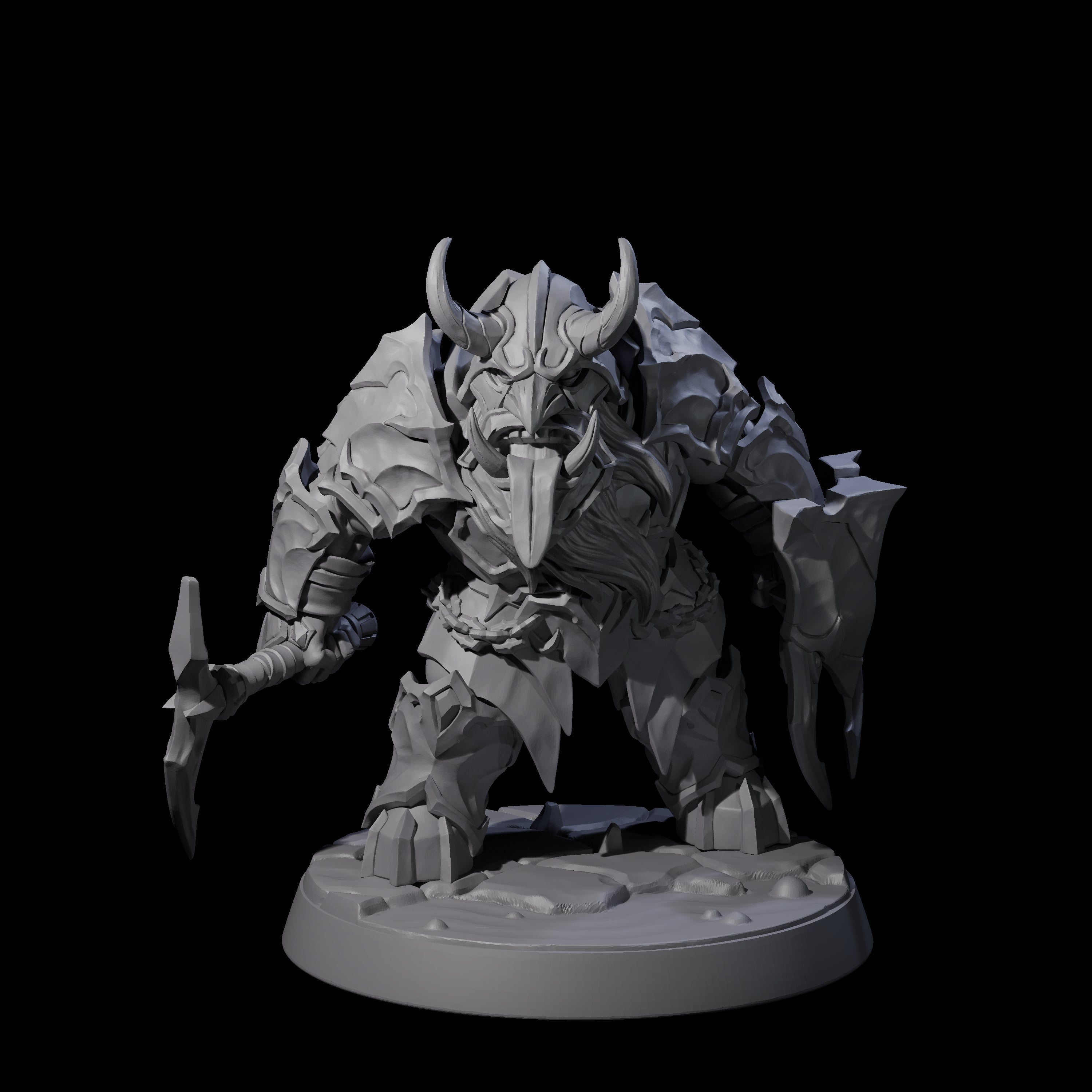 Six Deepcrust Dwarves Miniature for Dungeons and Dragons, Pathfinder or other TTRPGs