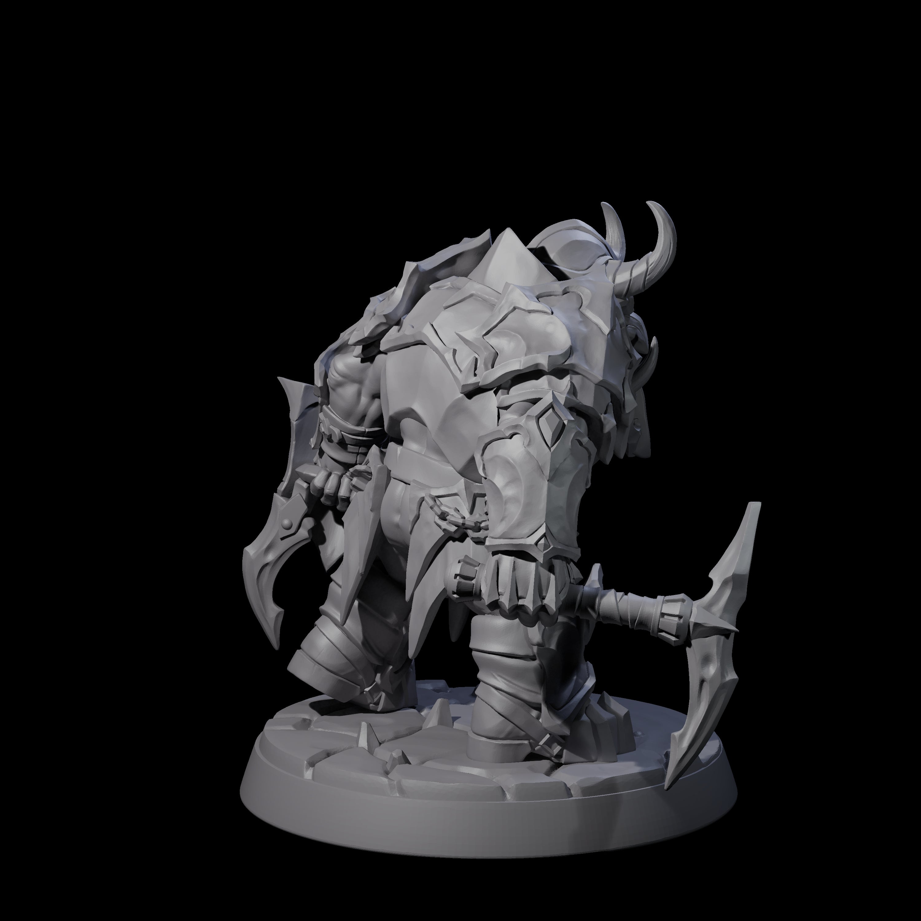 Six Deepcrust Dwarves Miniature for Dungeons and Dragons, Pathfinder or other TTRPGs