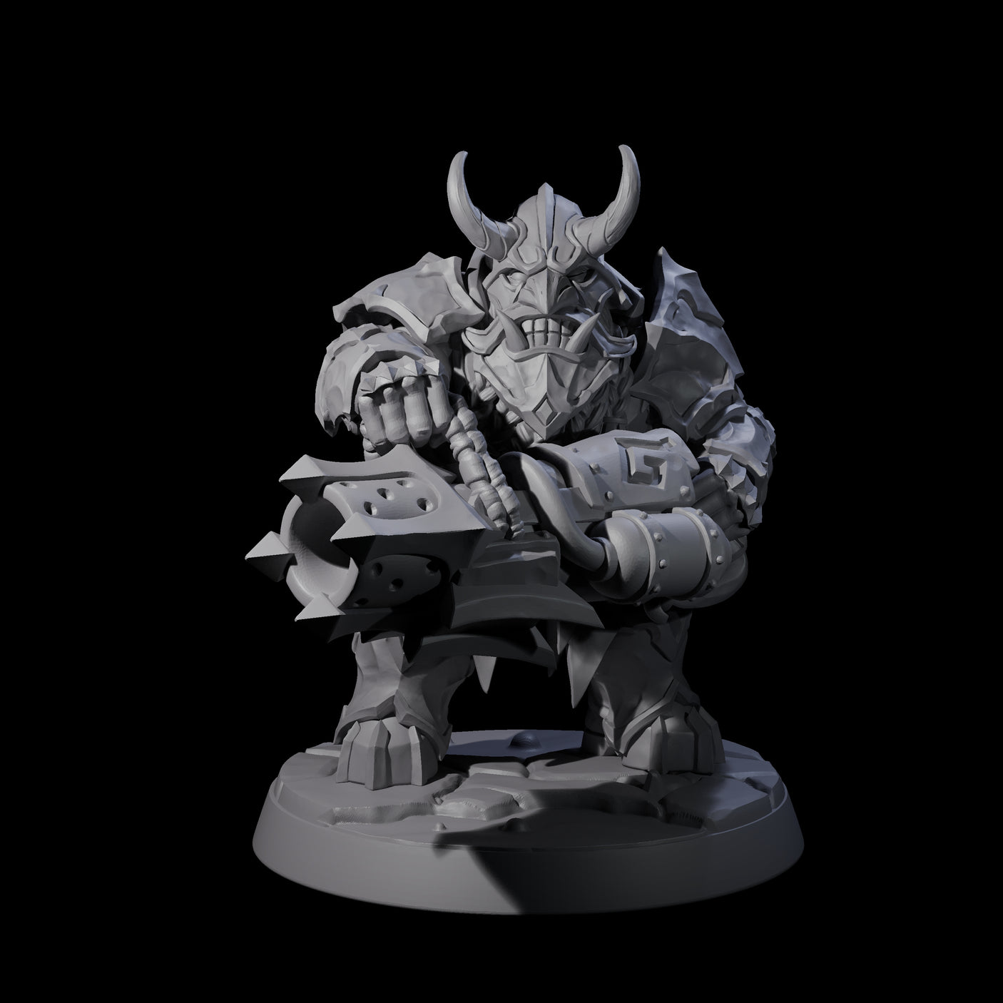Six Deepcrust Dwarves Miniature for Dungeons and Dragons, Pathfinder or other TTRPGs