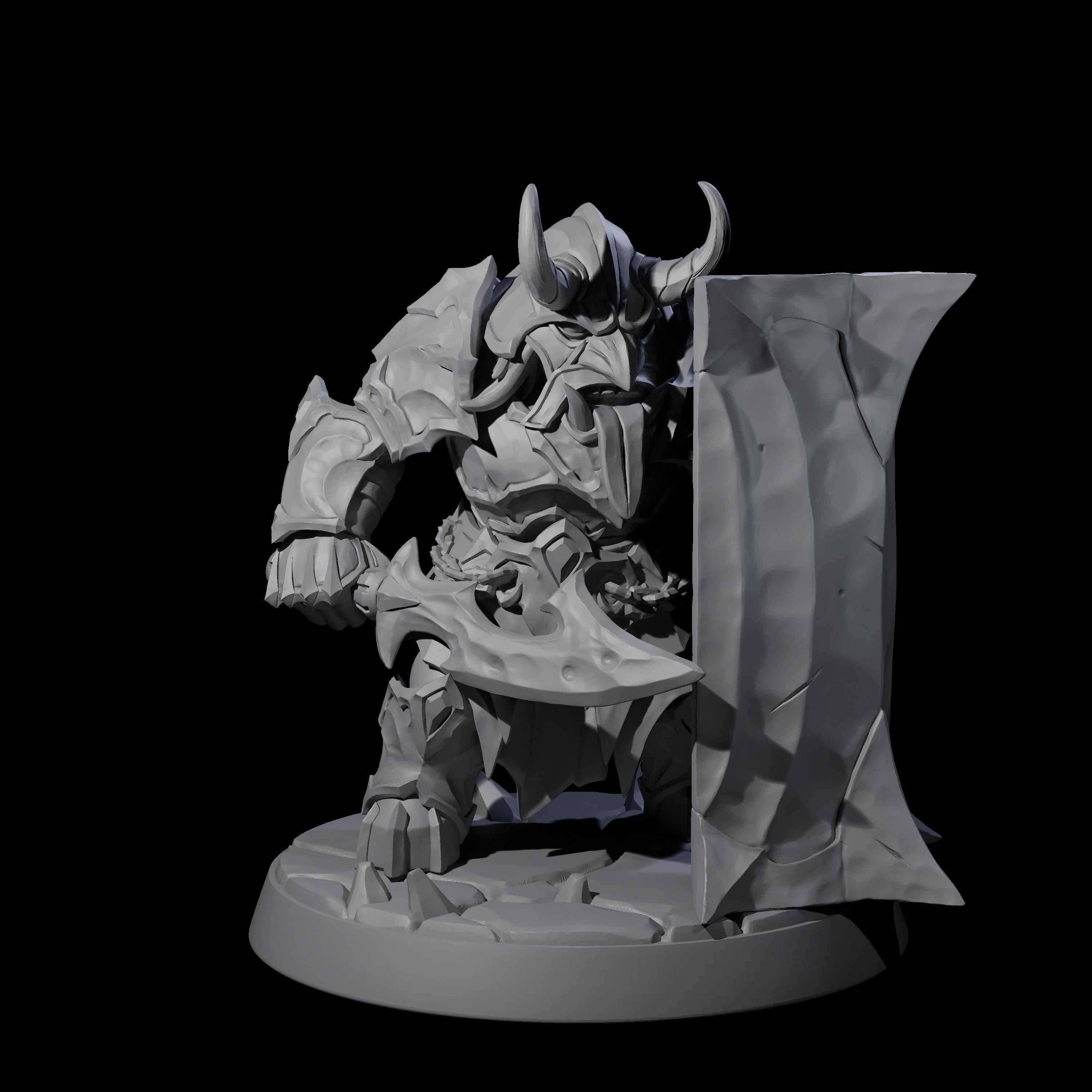 Six Deepcrust Dwarves Miniature for Dungeons and Dragons, Pathfinder or other TTRPGs