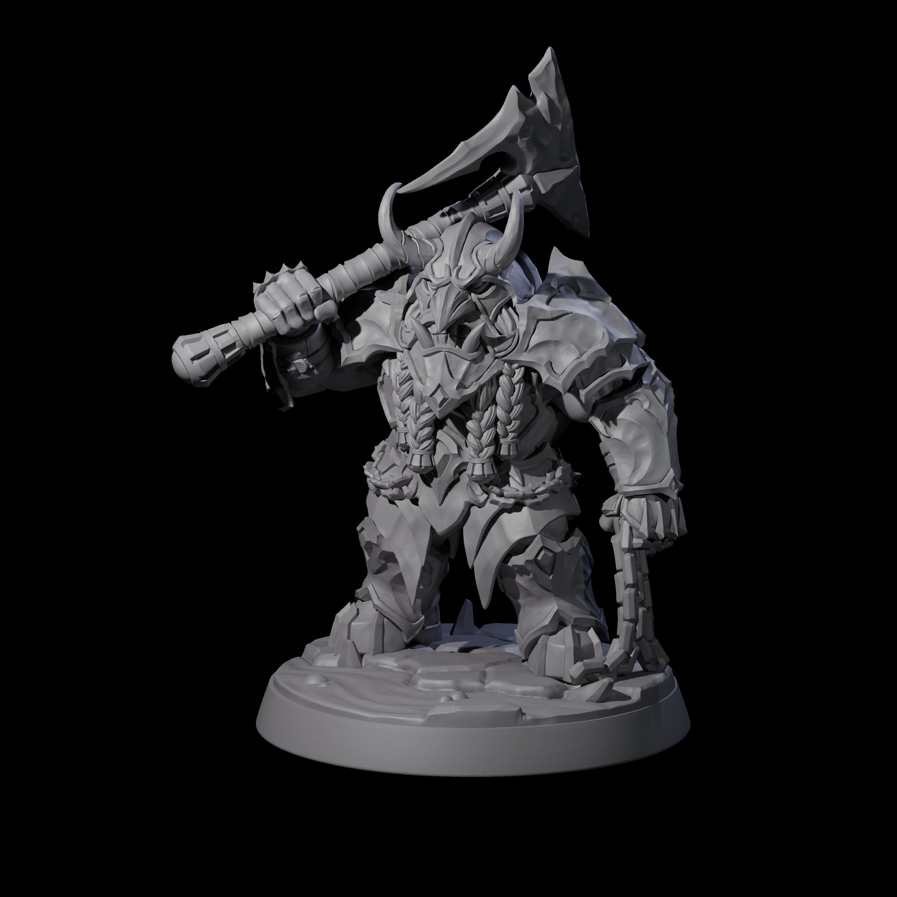 Six Deepcrust Dwarves Miniature for Dungeons and Dragons, Pathfinder or other TTRPGs