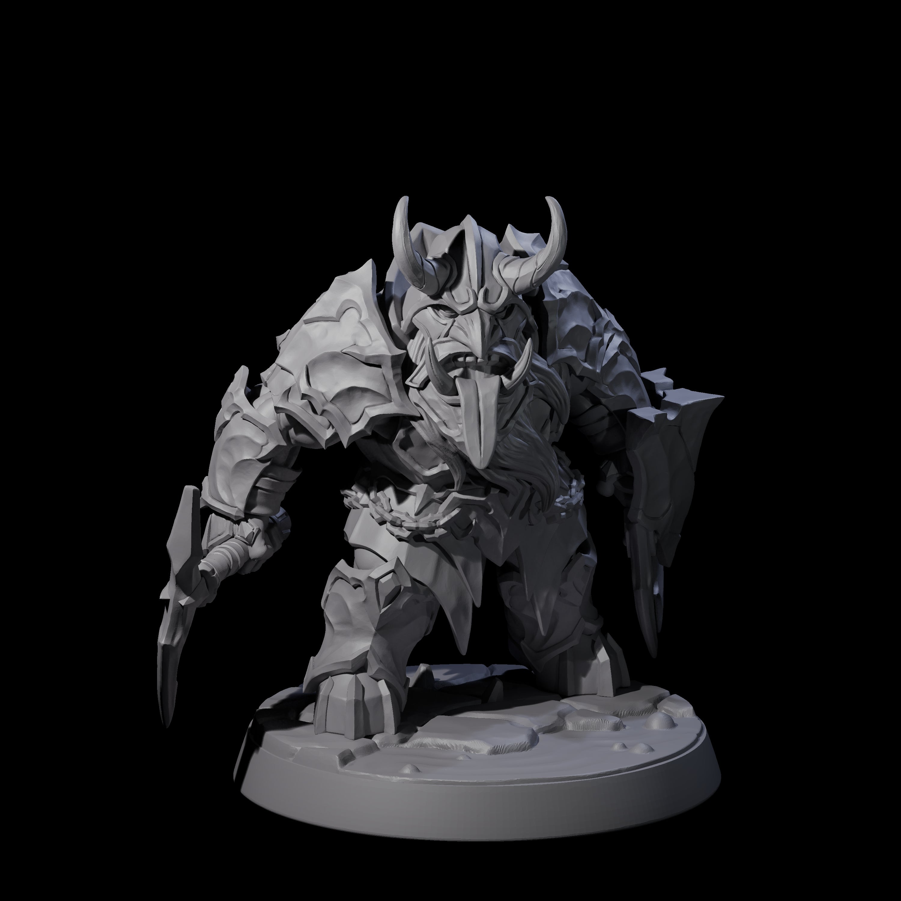 Six Deepcrust Dwarves Miniature for Dungeons and Dragons, Pathfinder or other TTRPGs