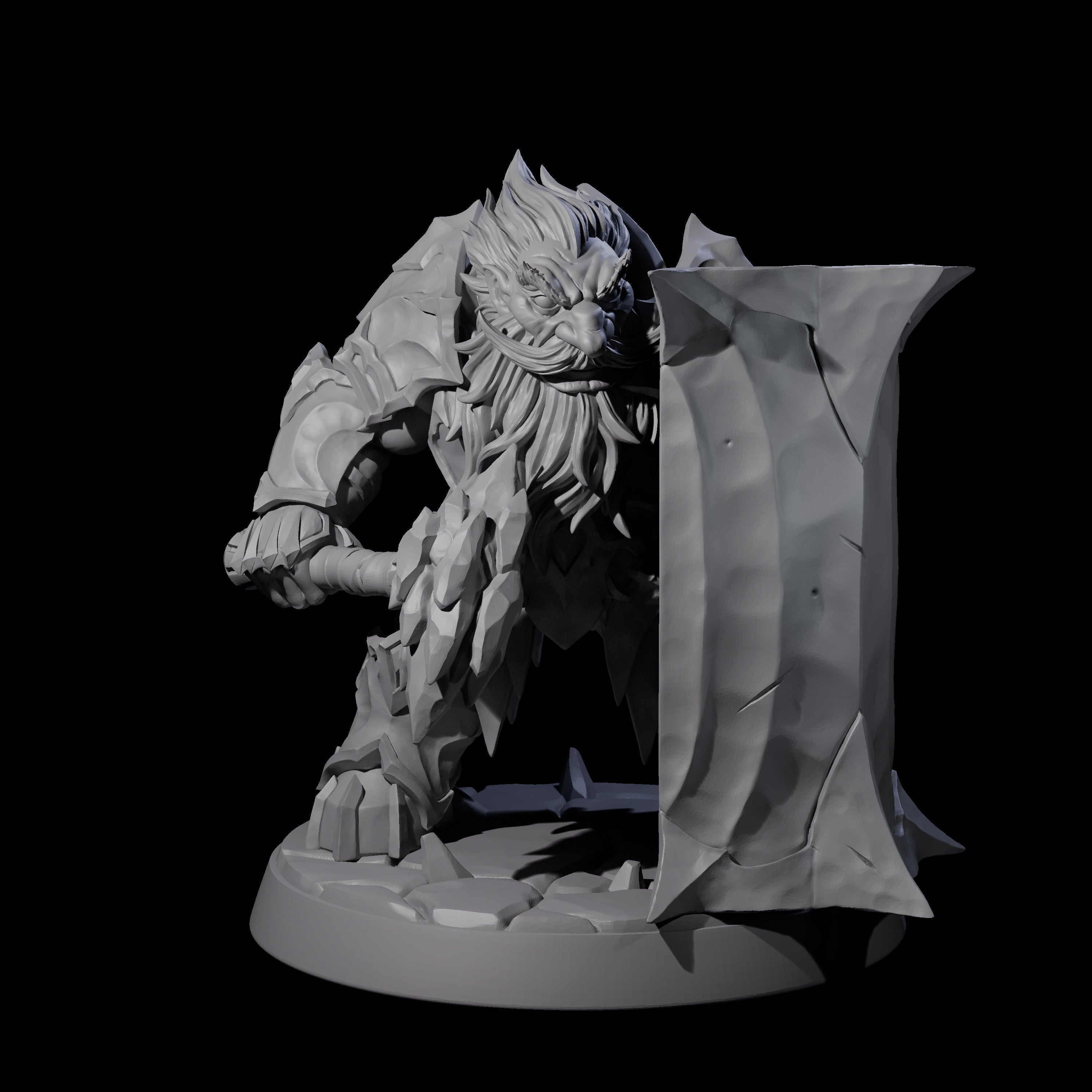 Six Deepcrust Dwarves Miniature for Dungeons and Dragons, Pathfinder or other TTRPGs