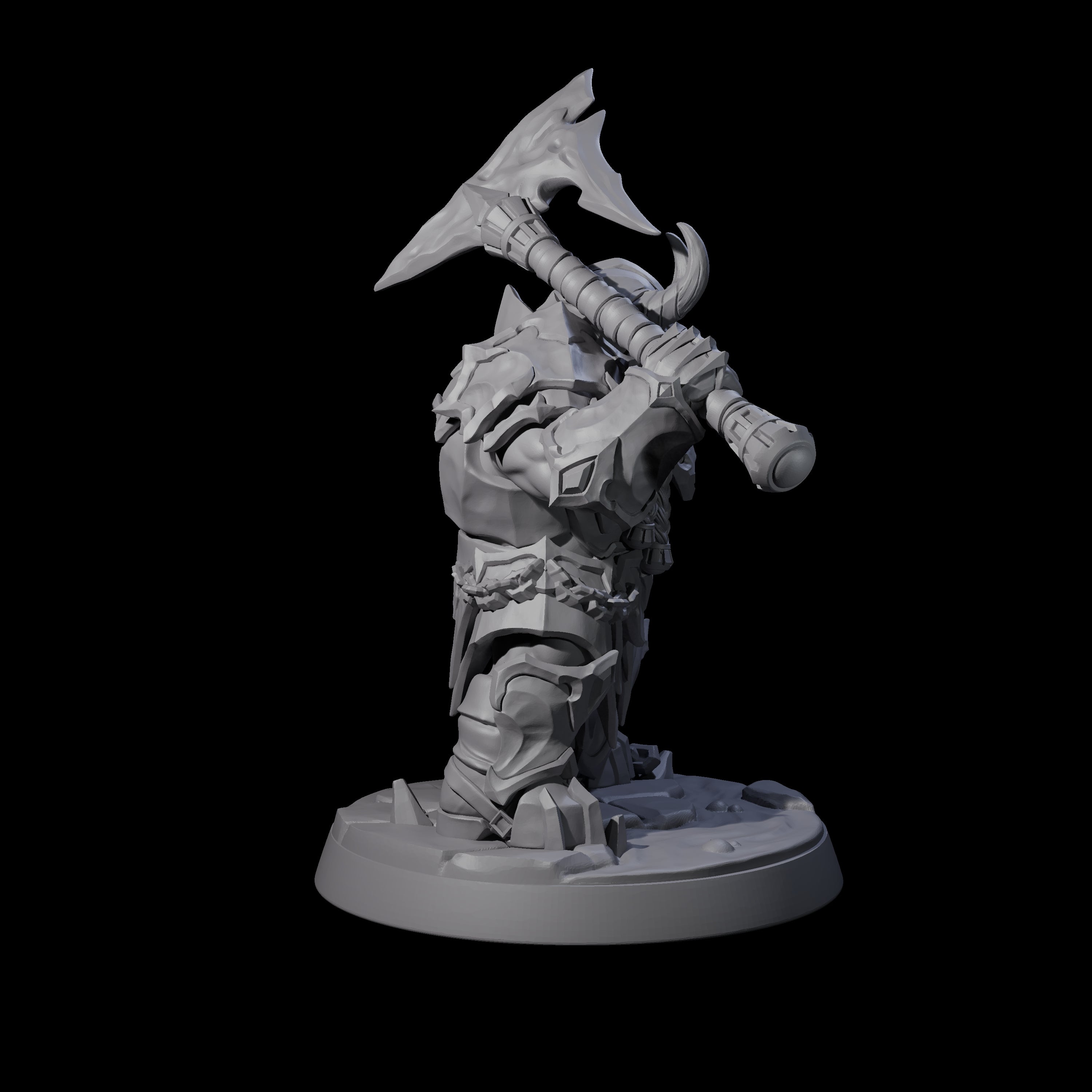 Six Deepcrust Dwarves Miniature for Dungeons and Dragons, Pathfinder or other TTRPGs