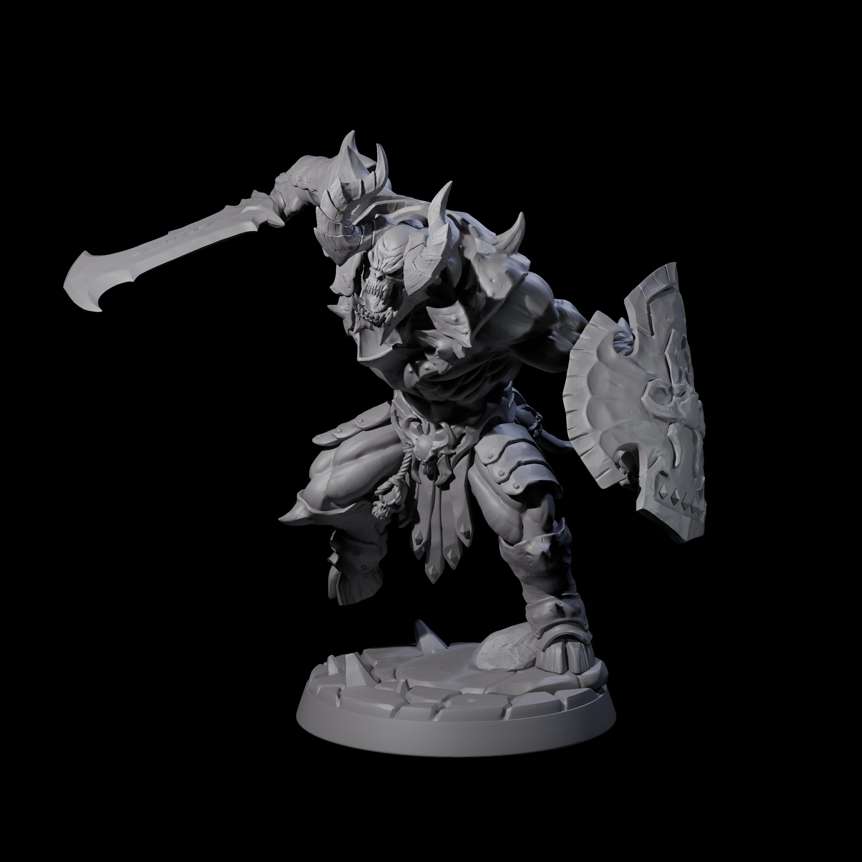 Six Demonic Ravagers Miniature for Dungeons and Dragons, Pathfinder or other TTRPGs