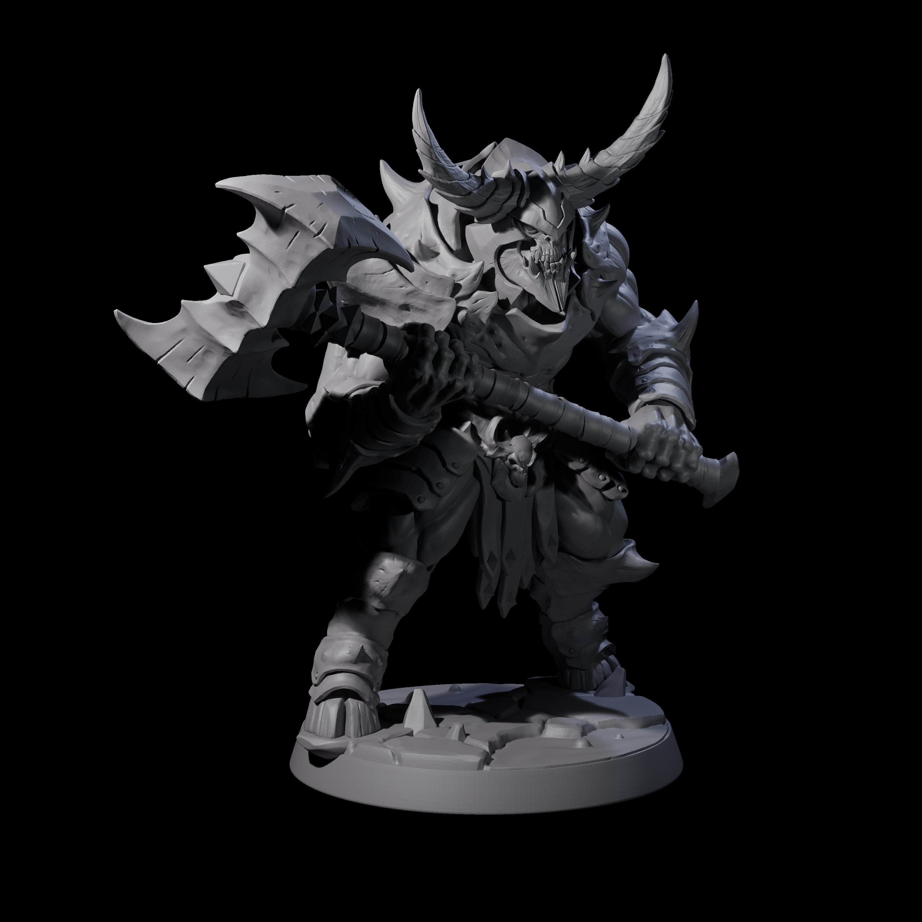 Six Demonic Ravagers Miniature for Dungeons and Dragons, Pathfinder or other TTRPGs