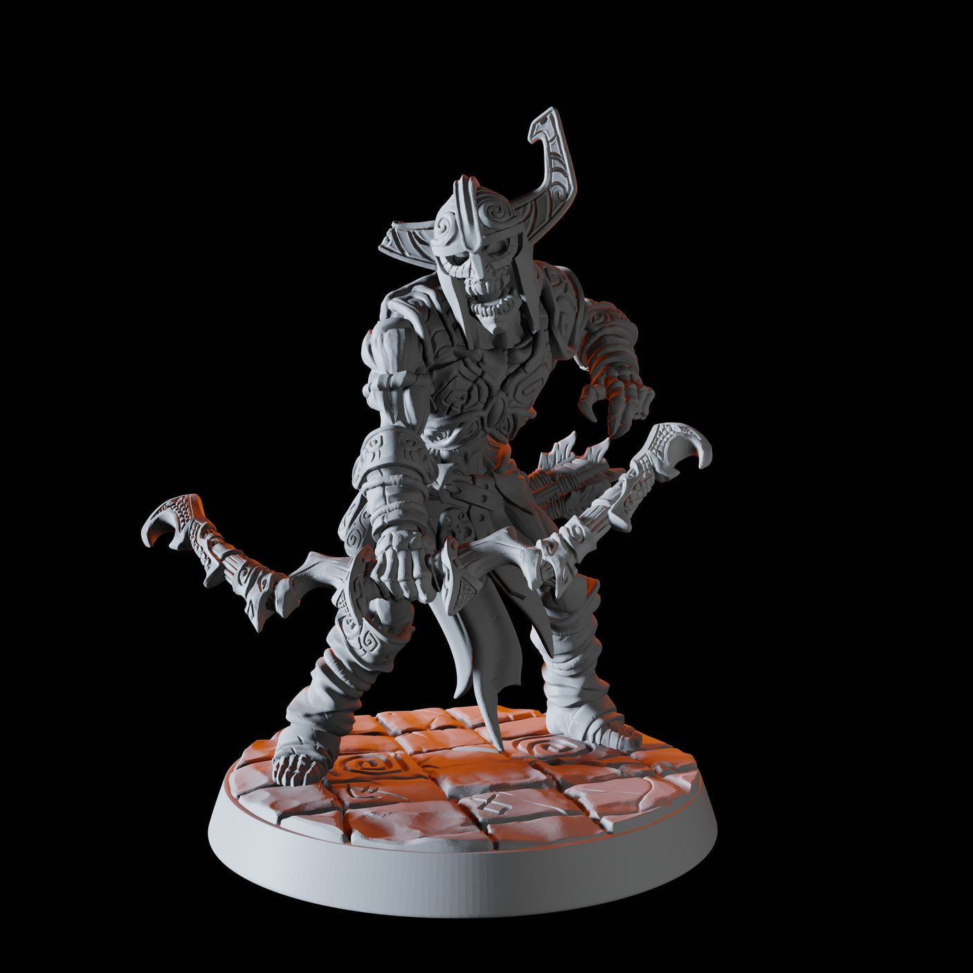 Six Draugr Soldiers Miniature for Dungeons and Dragons, Pathfinder or other TTRPGs