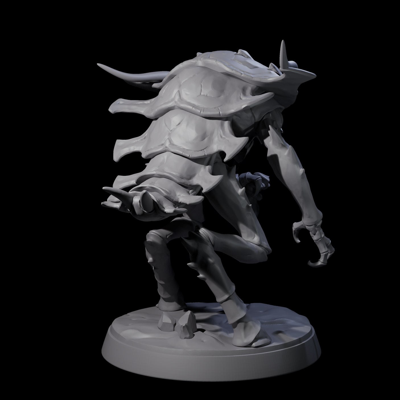 Six Droning Thri-kreen Thralls Miniature for Dungeons and Dragons, Pathfinder or other TTRPGs