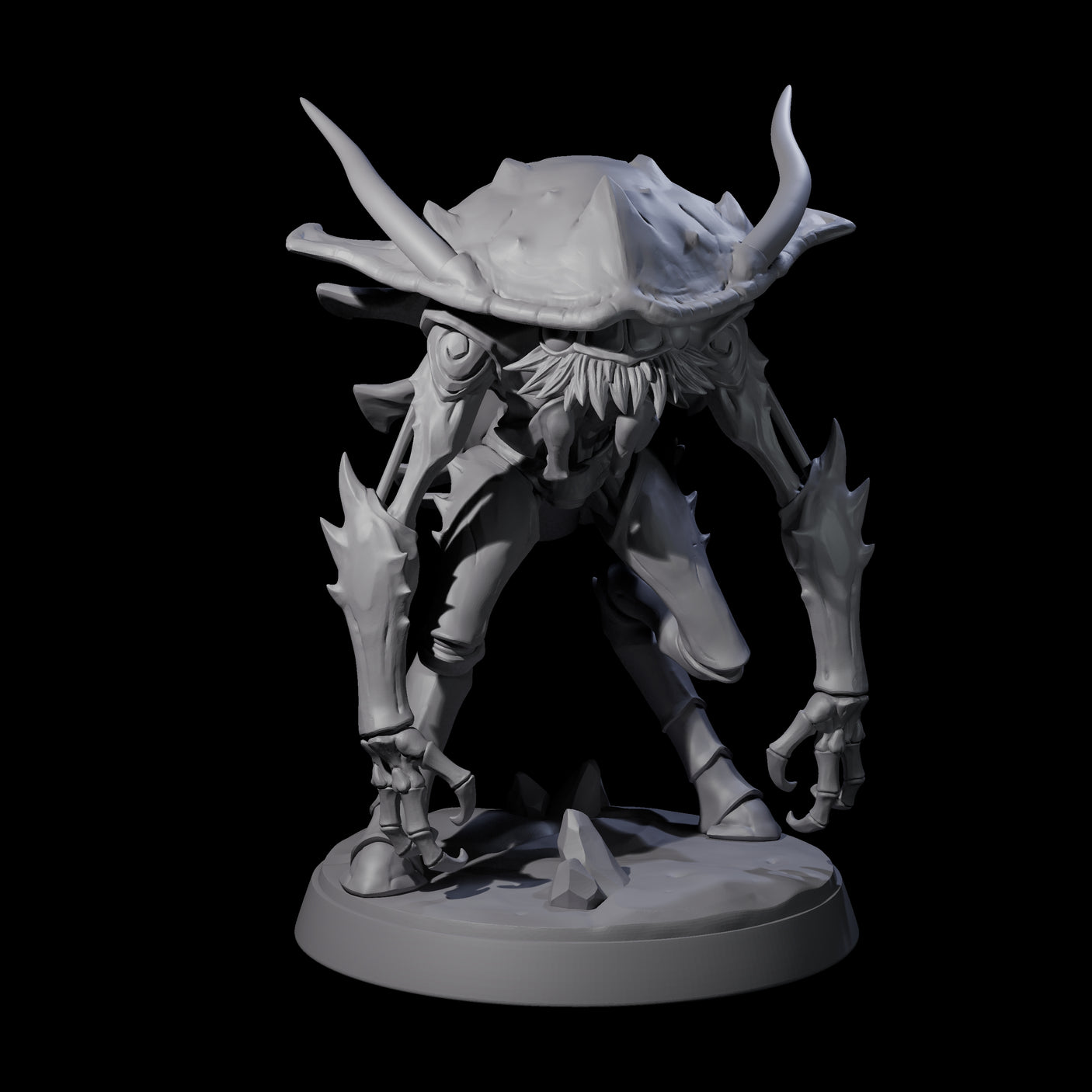 Six Droning Thri-kreen Thralls Miniature for Dungeons and Dragons, Pathfinder or other TTRPGs