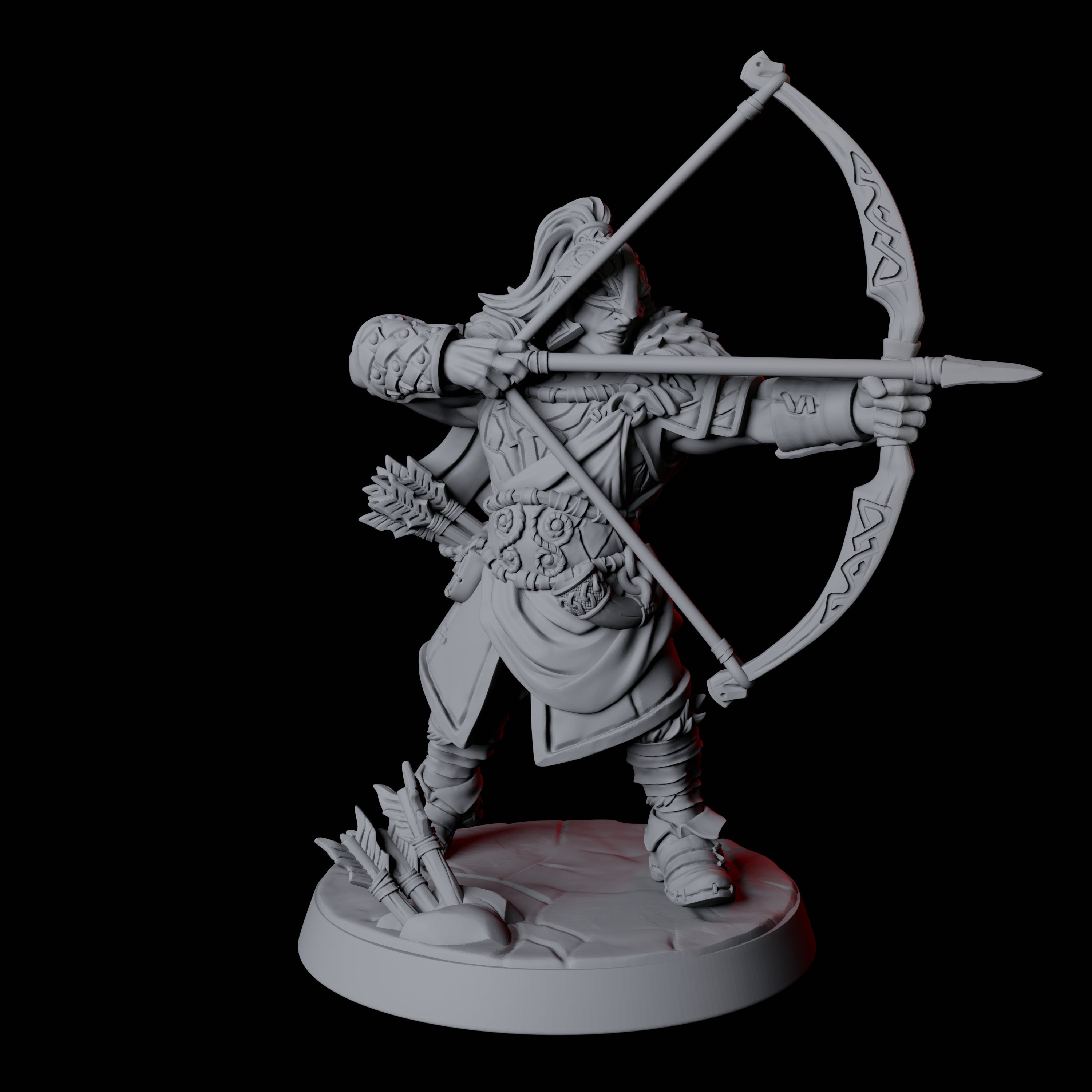 Six Fierce Northmen Berserkers Miniature for Dungeons and Dragons, Pathfinder or other TTRPGs