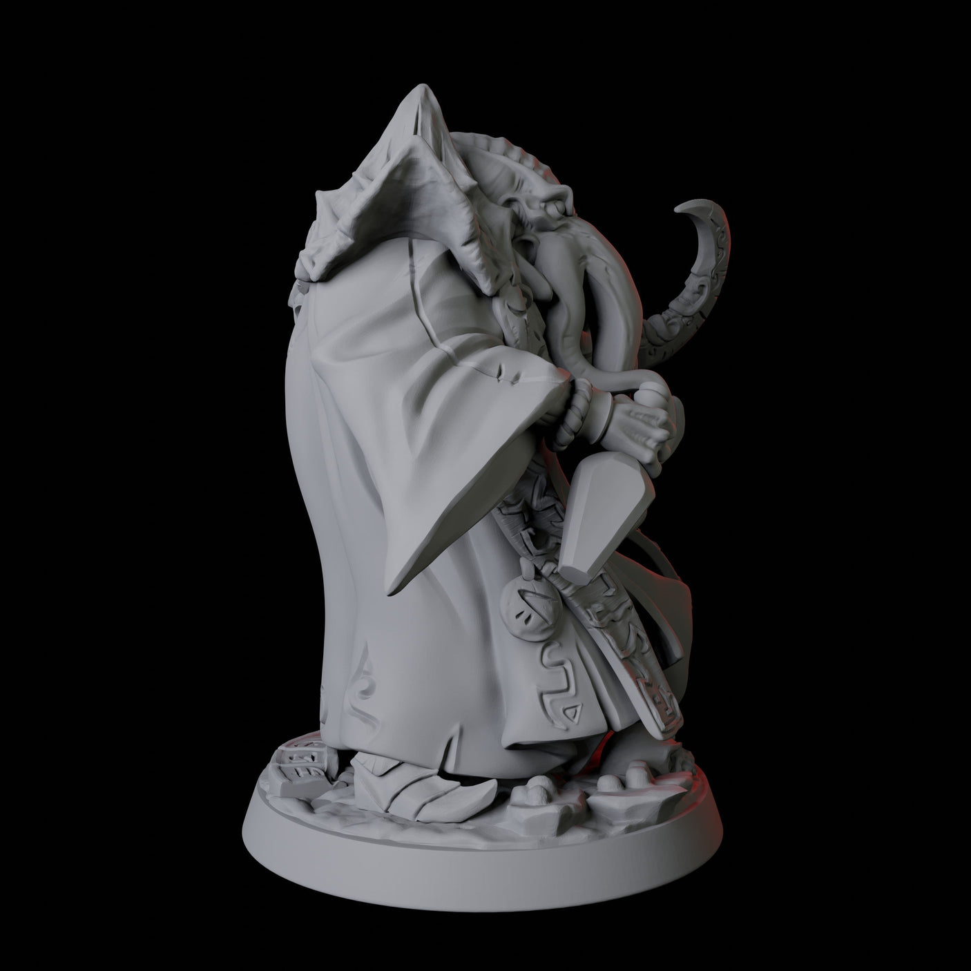 Six Ilithid Elders Miniature for Dungeons and Dragons, Pathfinder or other TTRPGs