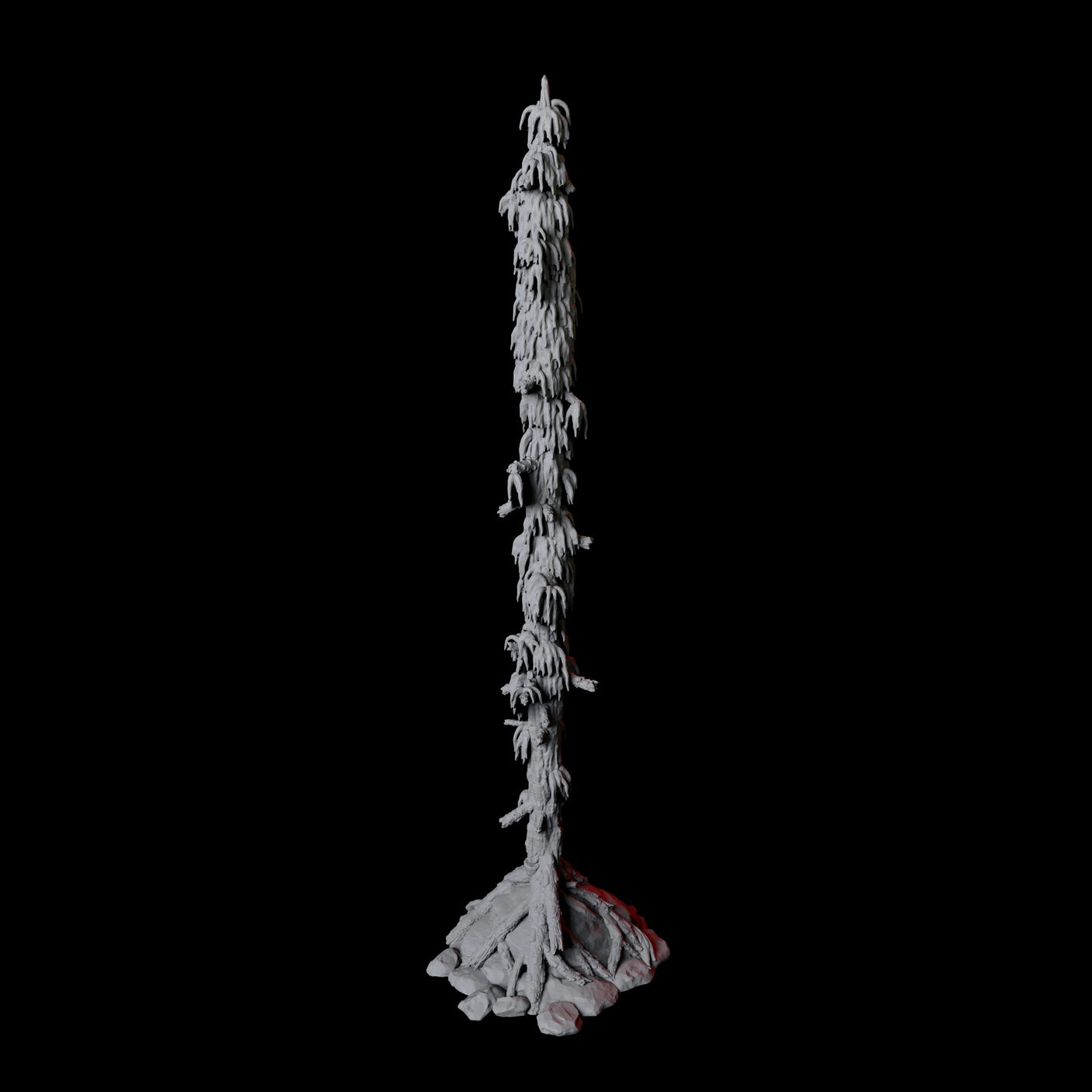 Six Infected Trees Miniature for Dungeons and Dragons, Pathfinder or other TTRPGs