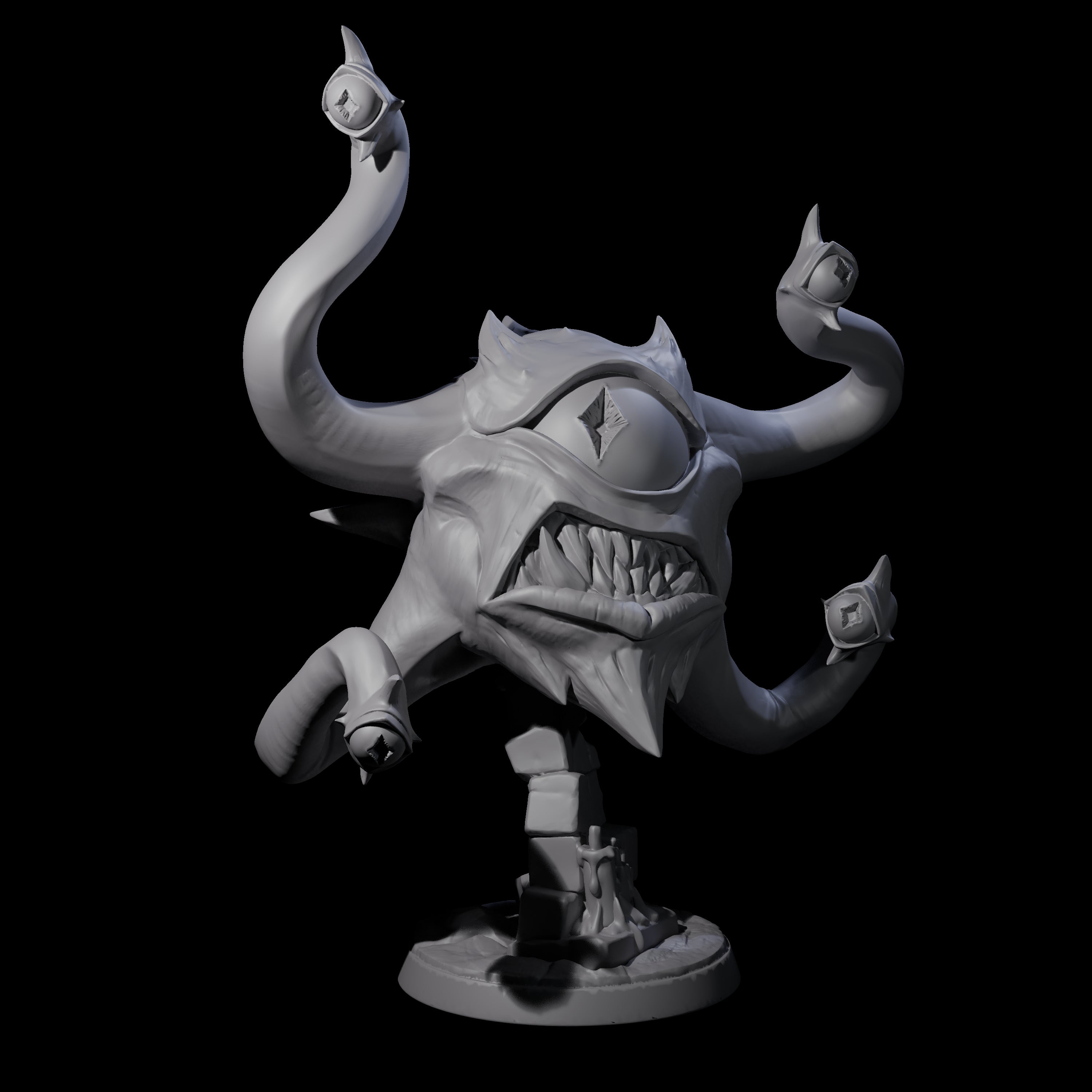 Six Insane Spectators Miniature for Dungeons and Dragons, Pathfinder or other TTRPGs