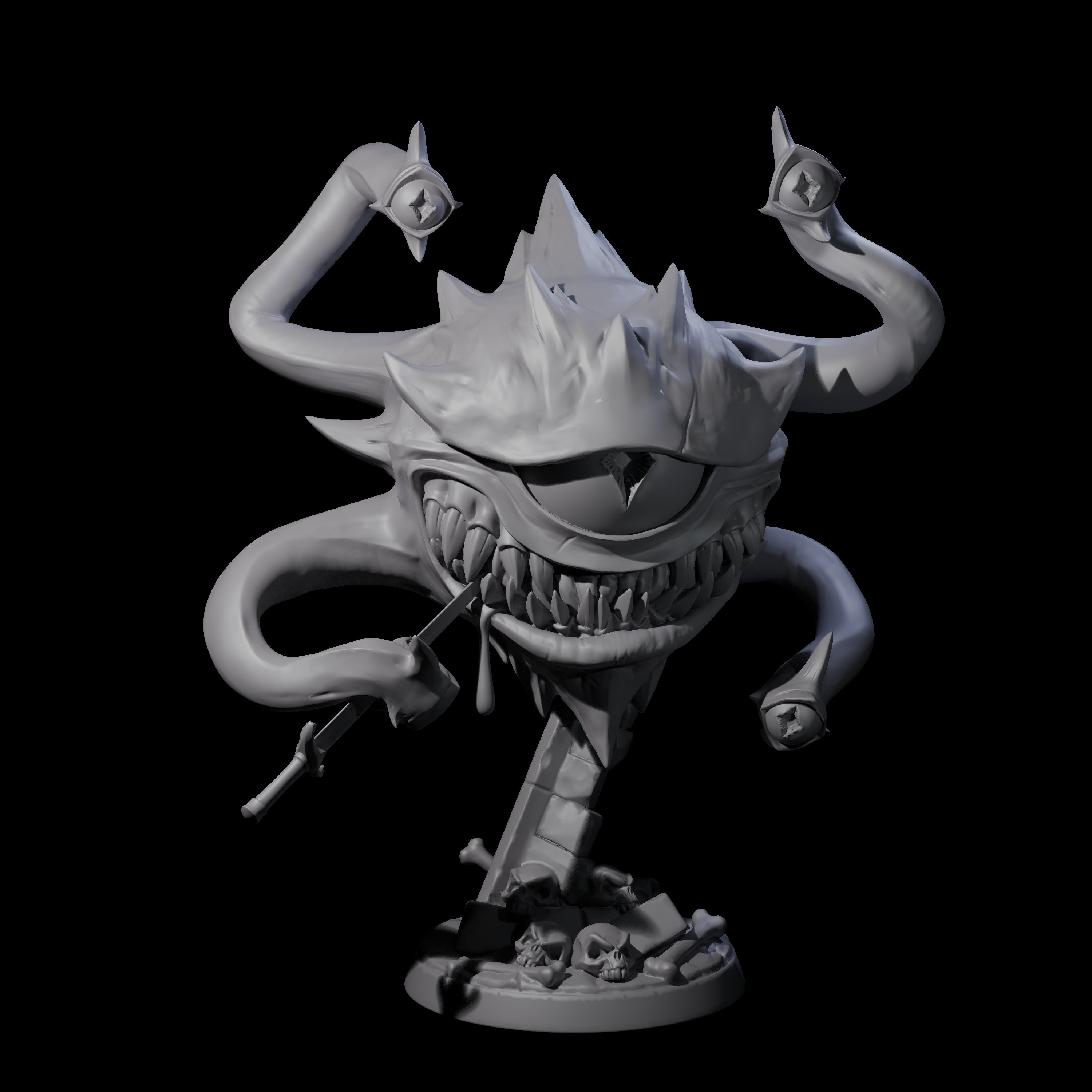 Six Insane Spectators Miniature for Dungeons and Dragons, Pathfinder or other TTRPGs