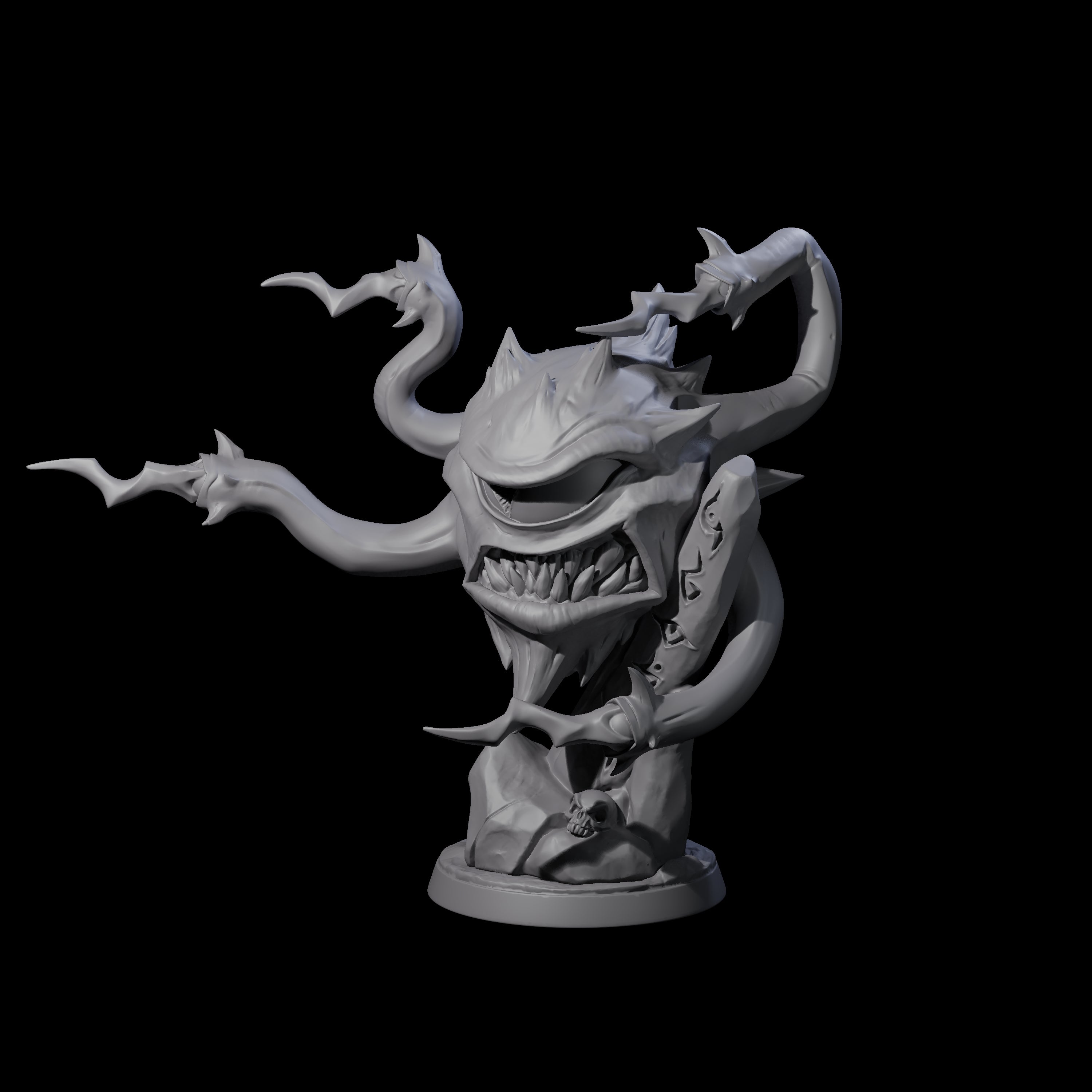 Six Insane Spectators Miniature for Dungeons and Dragons, Pathfinder or other TTRPGs