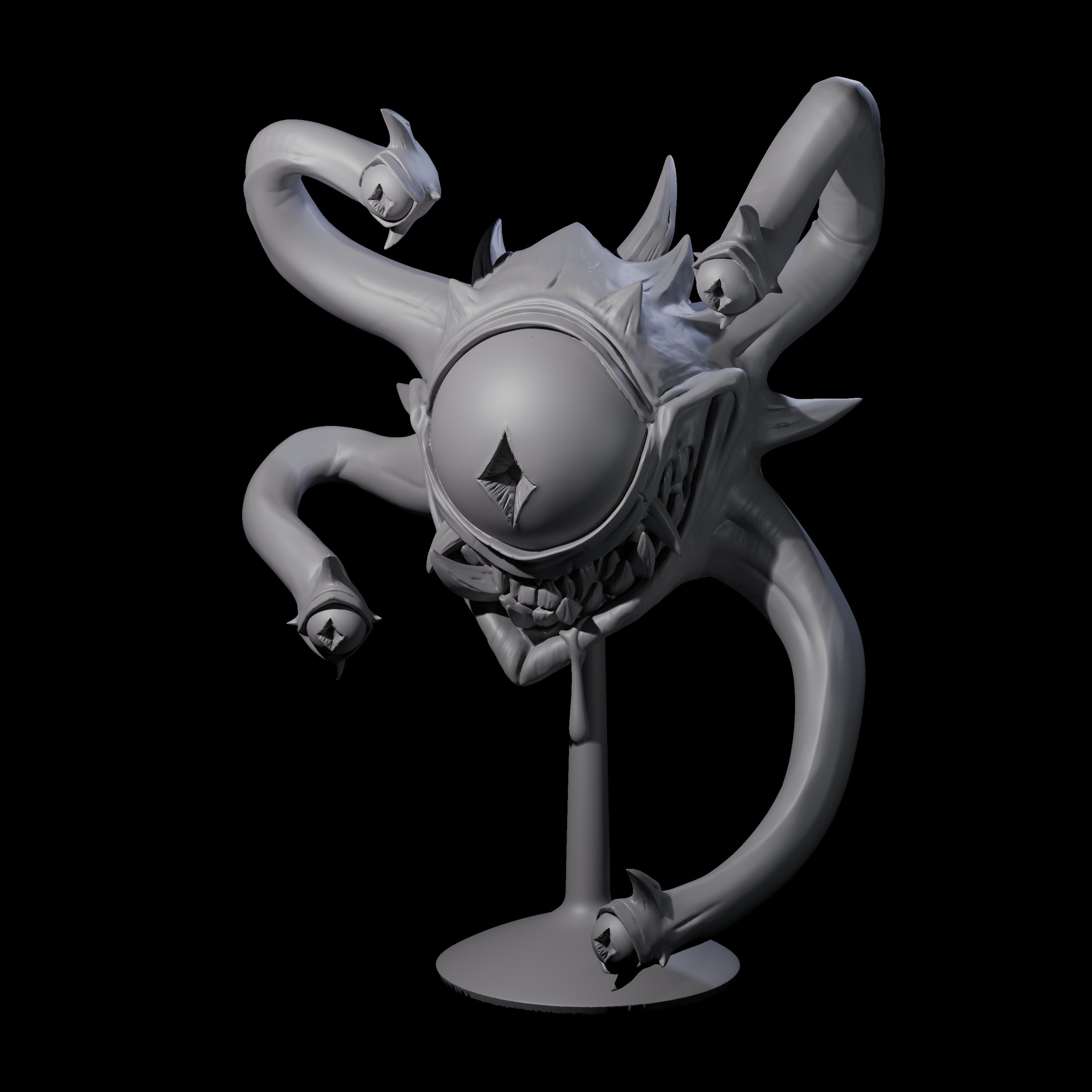 Six Insane Spectators Miniature for Dungeons and Dragons, Pathfinder or other TTRPGs