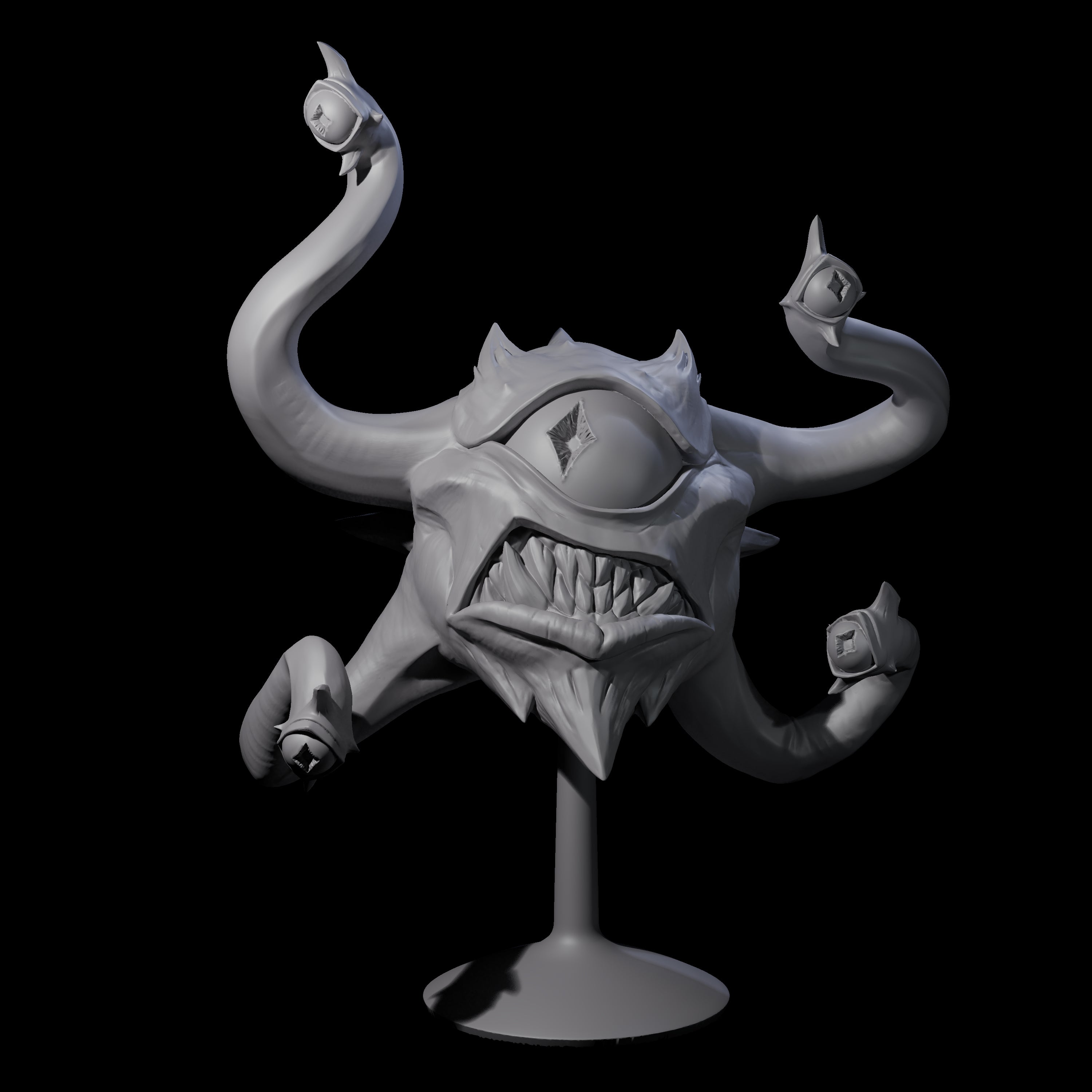 Six Insane Spectators Miniature for Dungeons and Dragons, Pathfinder or other TTRPGs