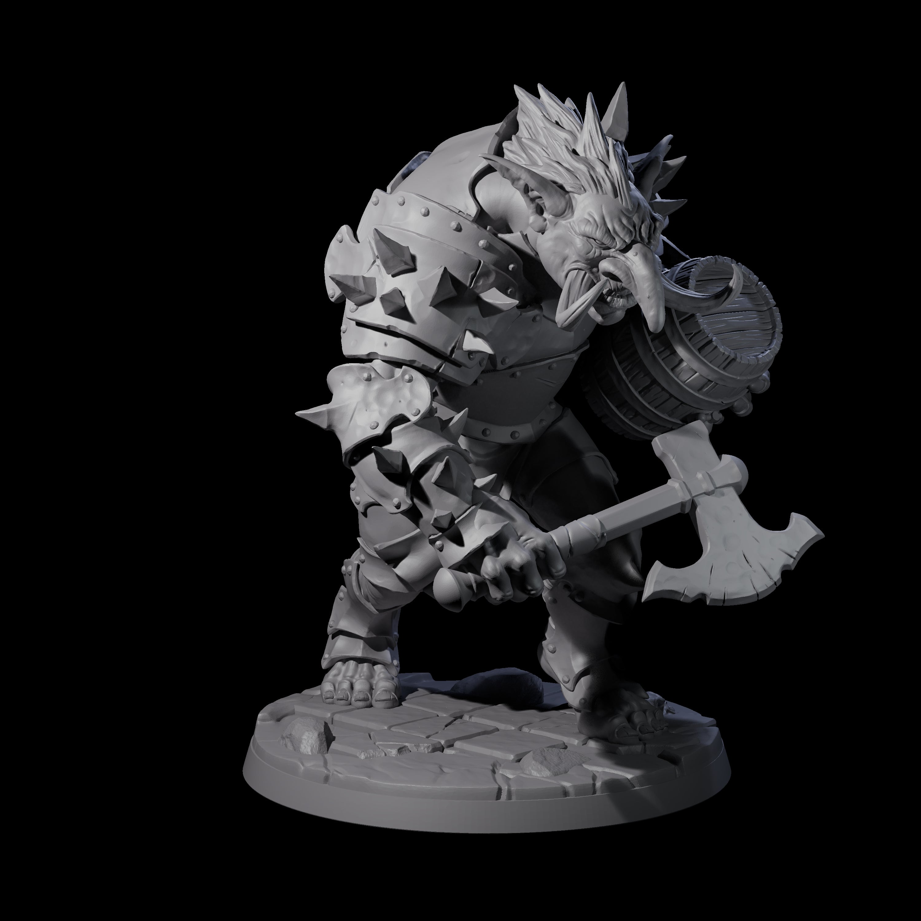 Six Ironkeep Trolls Miniature for Dungeons and Dragons, Pathfinder or other TTRPGs