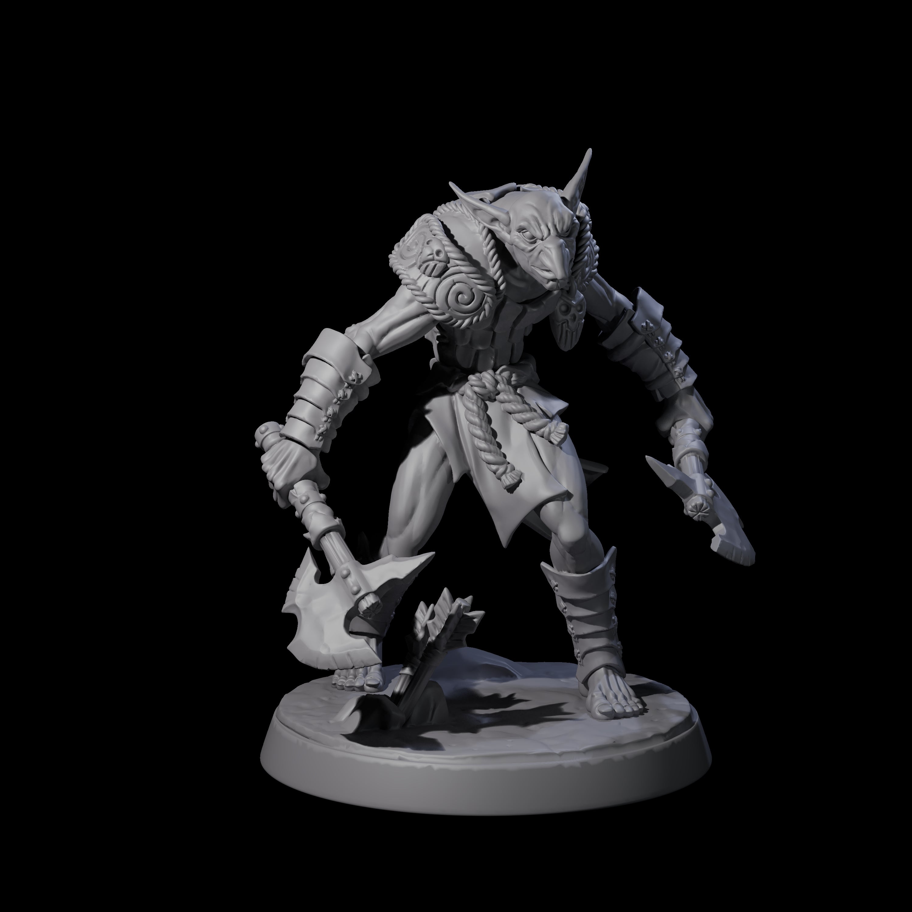 Six Plotting Hobgoblins Miniature for Dungeons and Dragons, Pathfinder or other TTRPGs