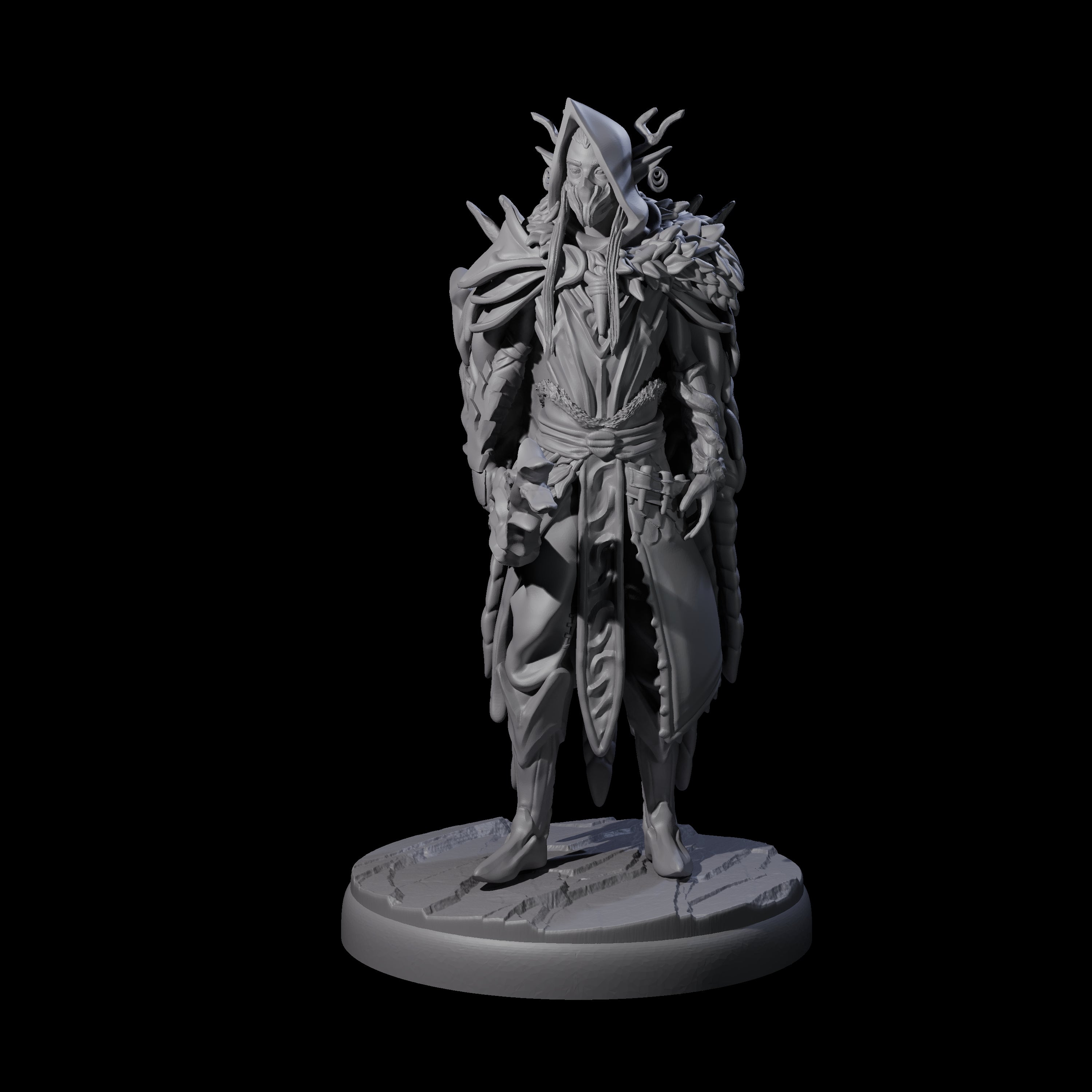 Six Roaming Dark Elf Rangers Miniature for Dungeons and Dragons, Pathfinder or other TTRPGs