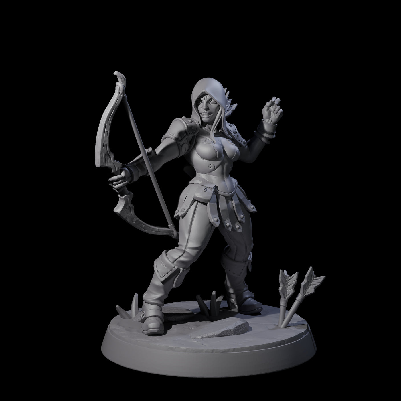 Six Shadowy Assassin Sisters Miniature for Dungeons and Dragons, Pathfinder or other TTRPGs