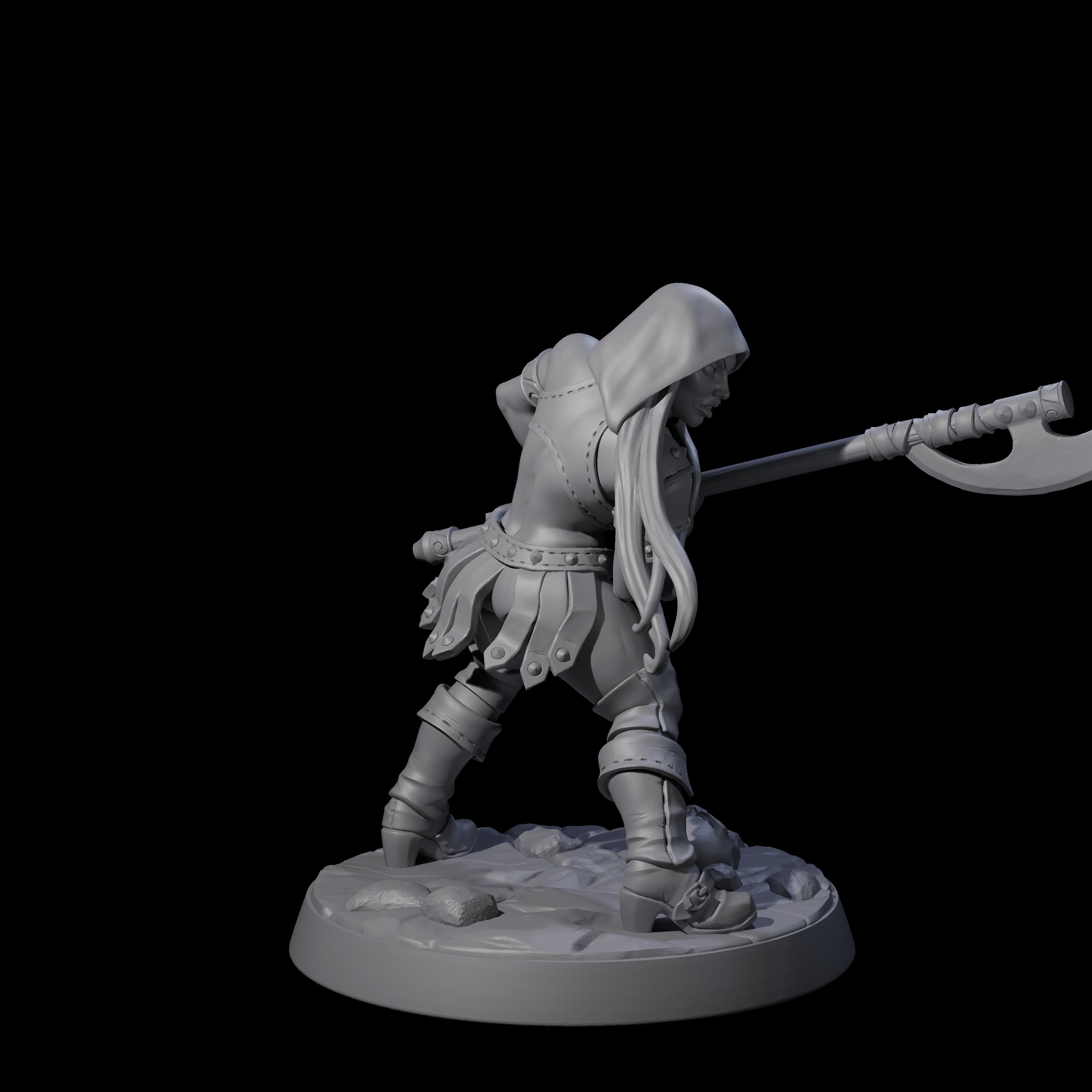 Six Shadowy Assassin Sisters Miniature for Dungeons and Dragons, Pathfinder or other TTRPGs