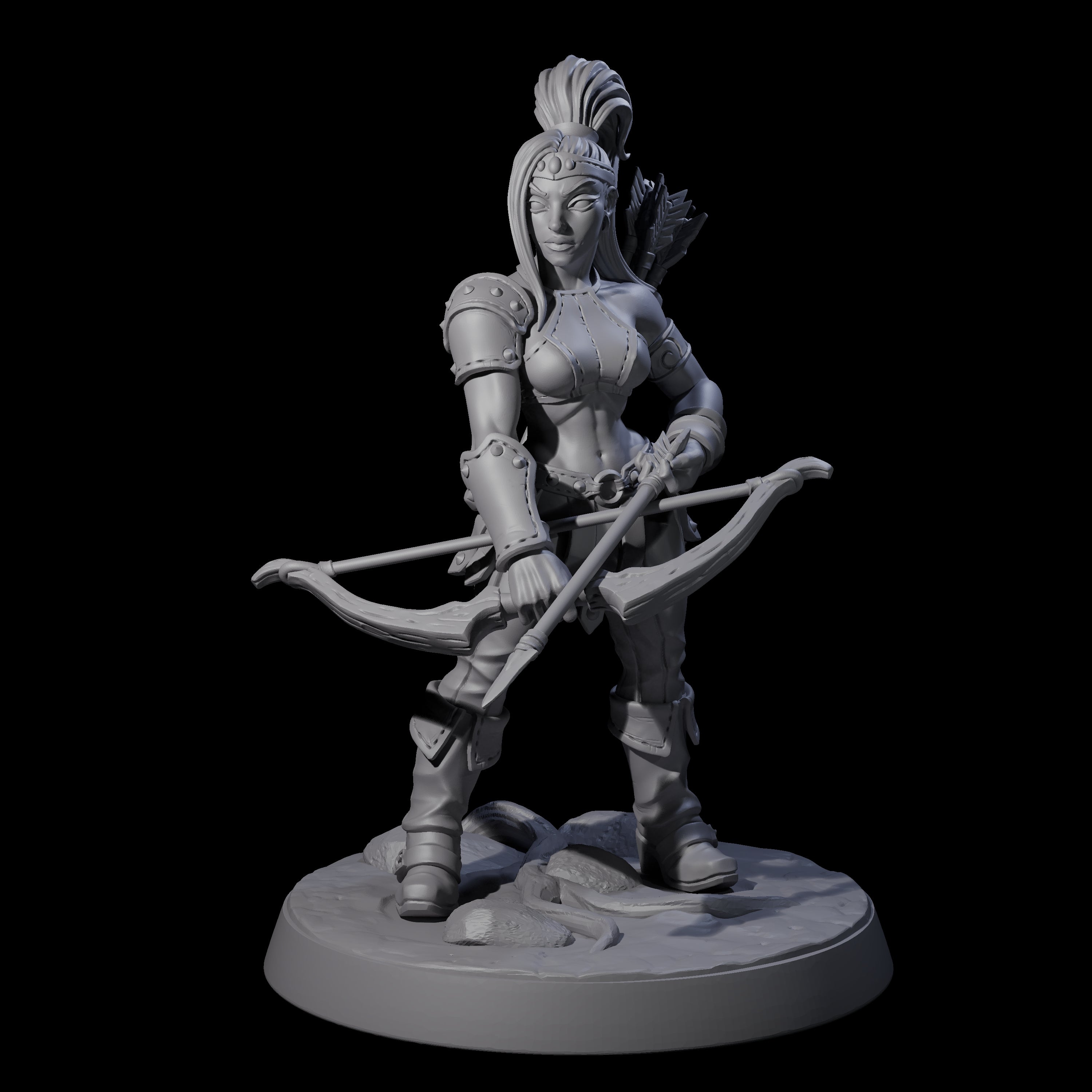 Six Shadowy Assassin Sisters Miniature for Dungeons and Dragons, Pathfinder or other TTRPGs