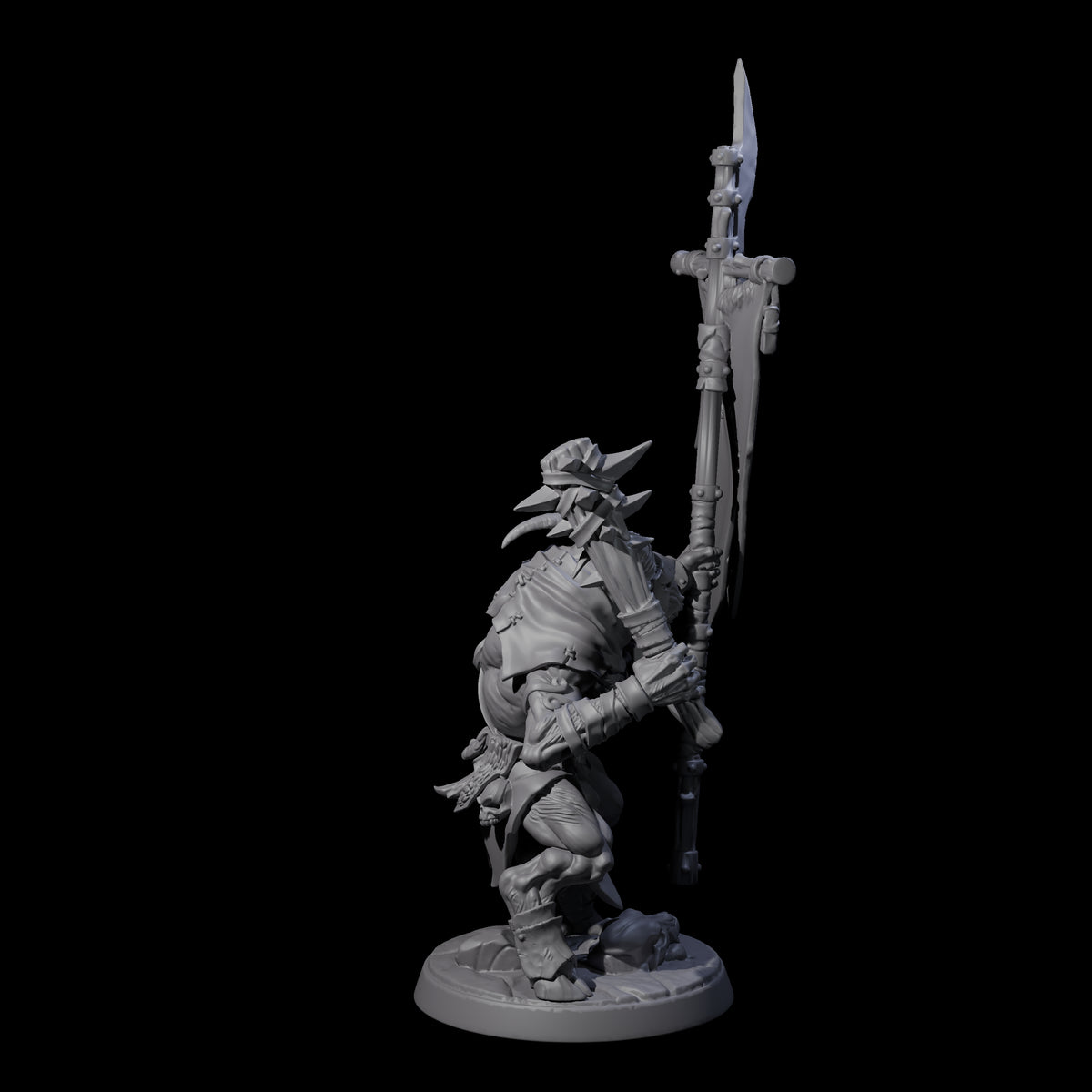 Six Shadowy Beastmen Miniature for Dungeons and Dragons, Pathfinder or other TTRPGs