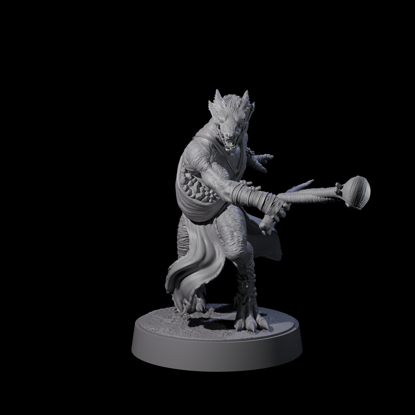 Six Shooting Kobold Slingers Miniature for Dungeons and Dragons, Pathfinder or other TTRPGs