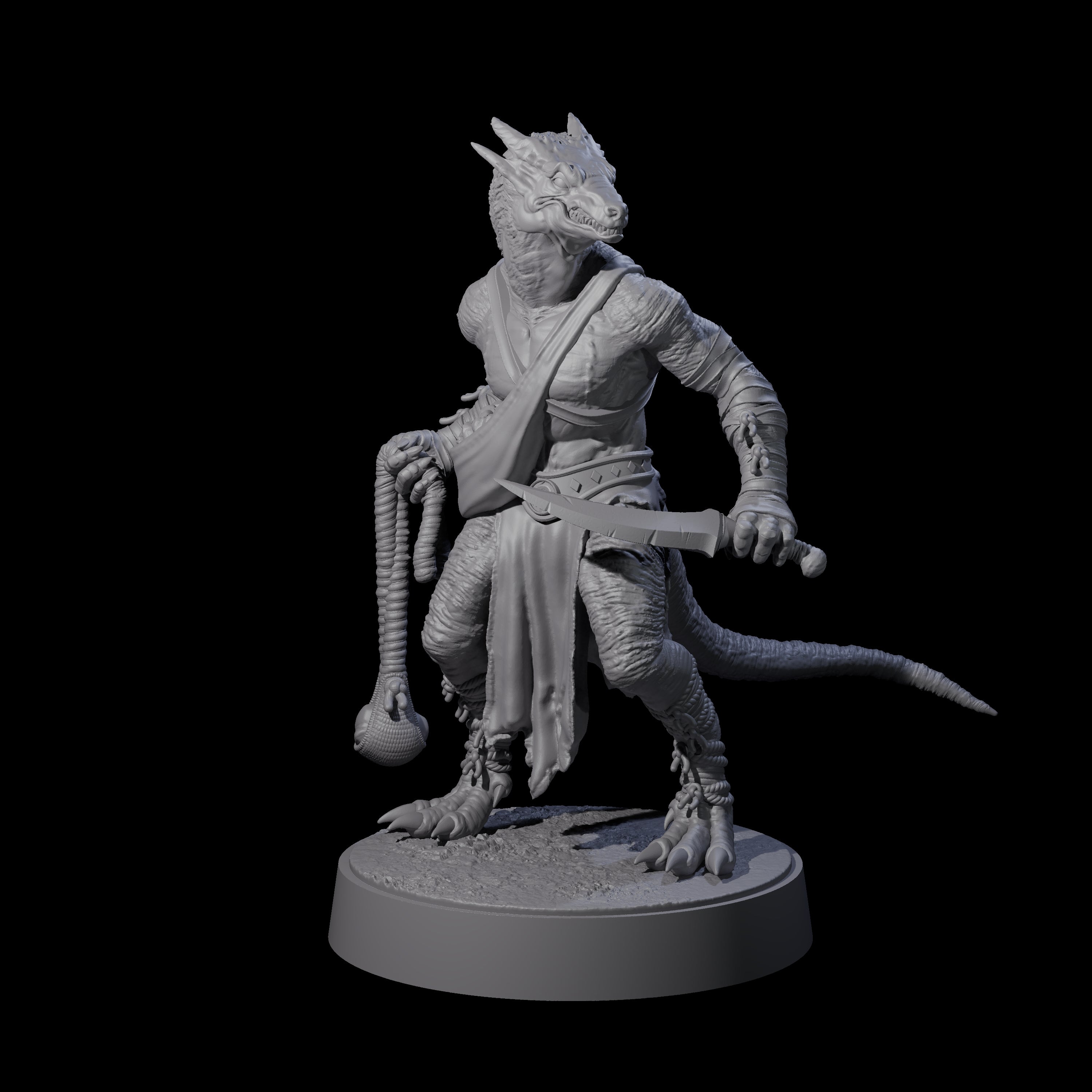 Six Shooting Kobold Slingers Miniature for Dungeons and Dragons, Pathfinder or other TTRPGs