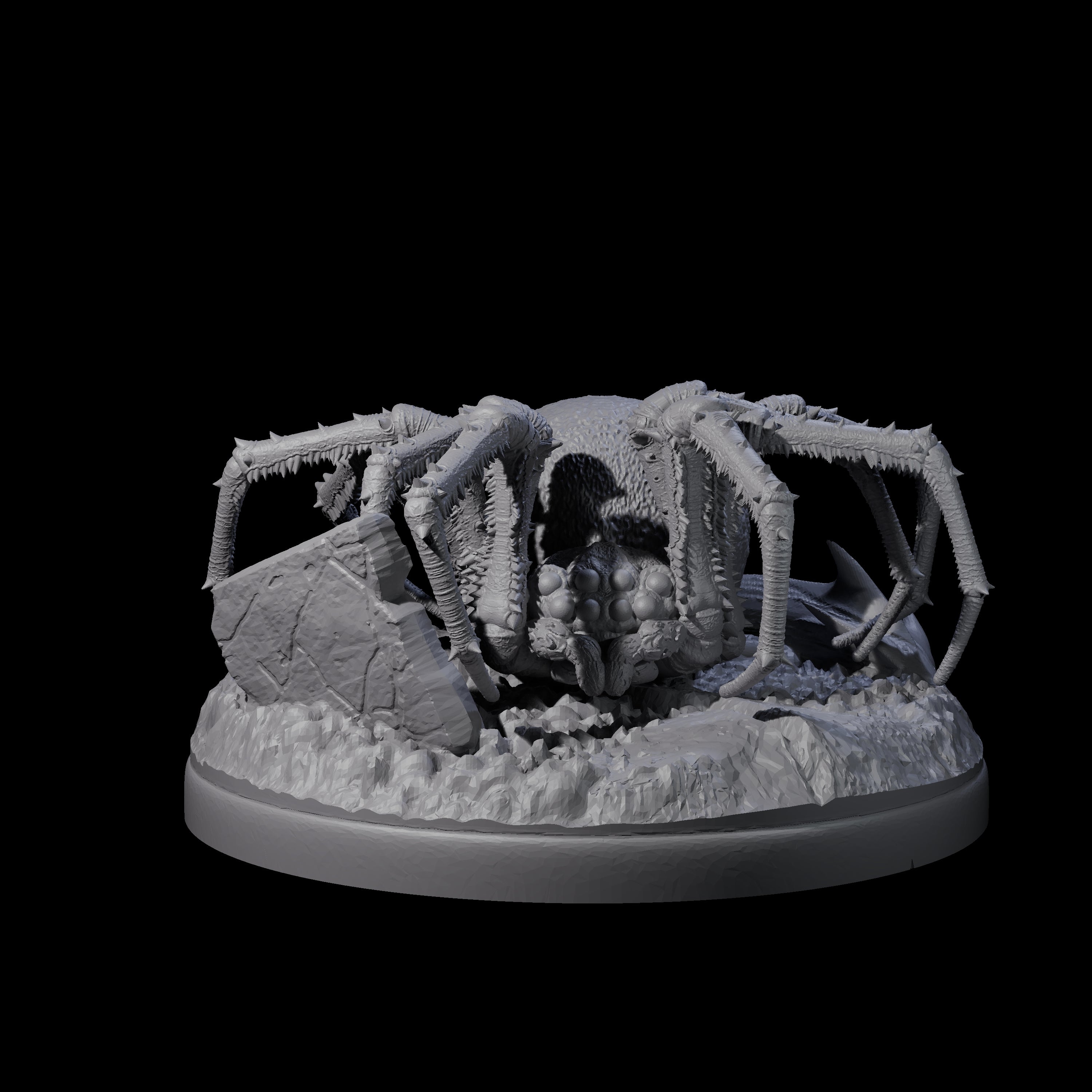 Six Skittering Cave Spiders Miniature for Dungeons and Dragons, Pathfinder or other TTRPGs