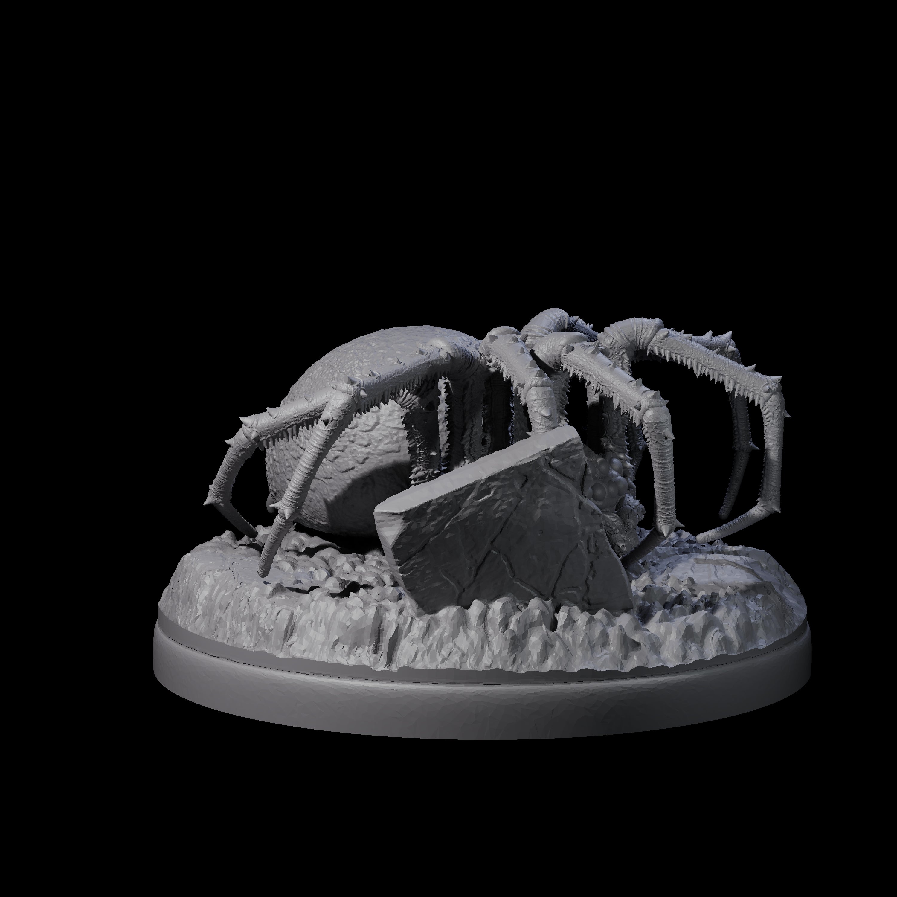 Six Skittering Cave Spiders Miniature for Dungeons and Dragons, Pathfinder or other TTRPGs