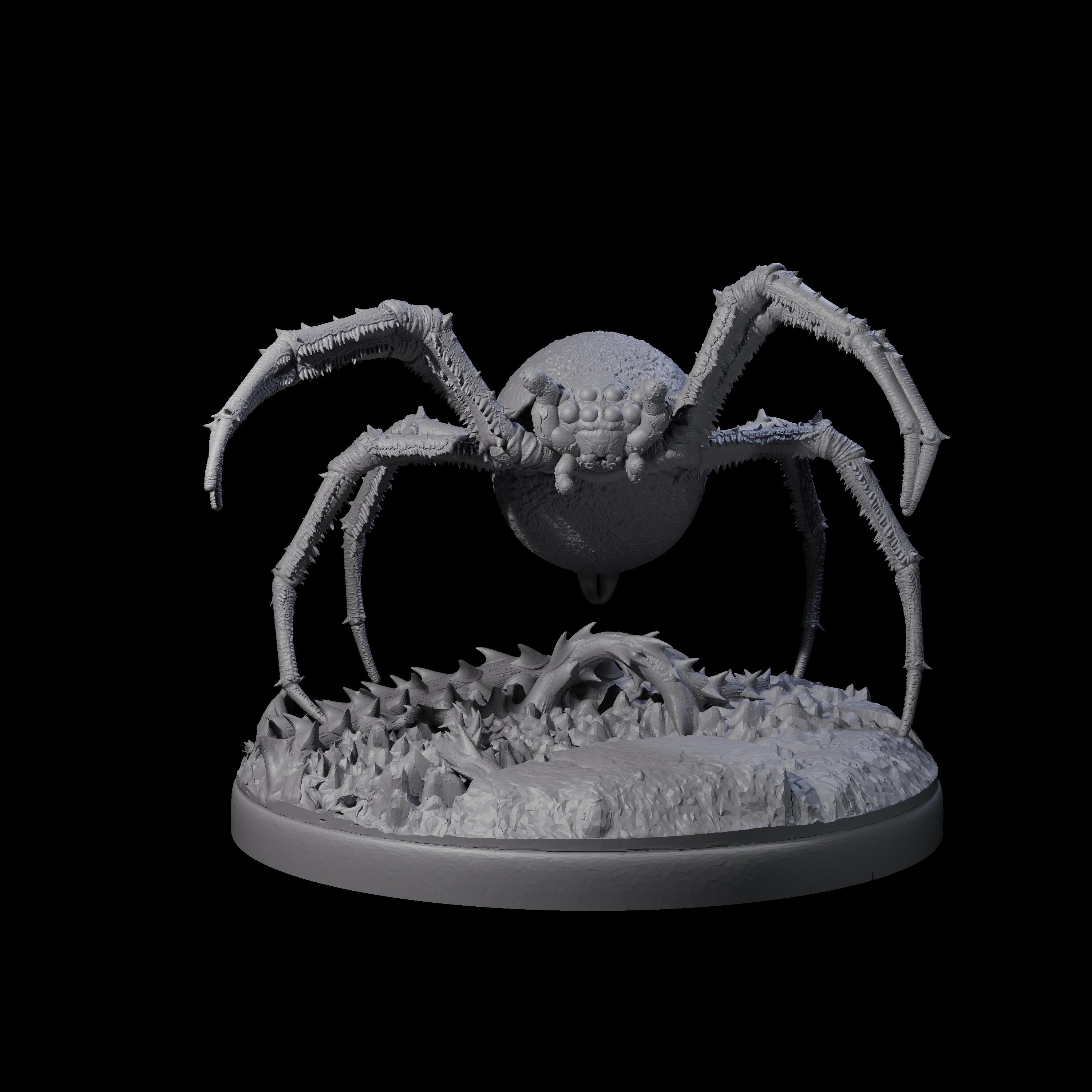 Six Skittering Cave Spiders Miniature for Dungeons and Dragons, Pathfinder or other TTRPGs