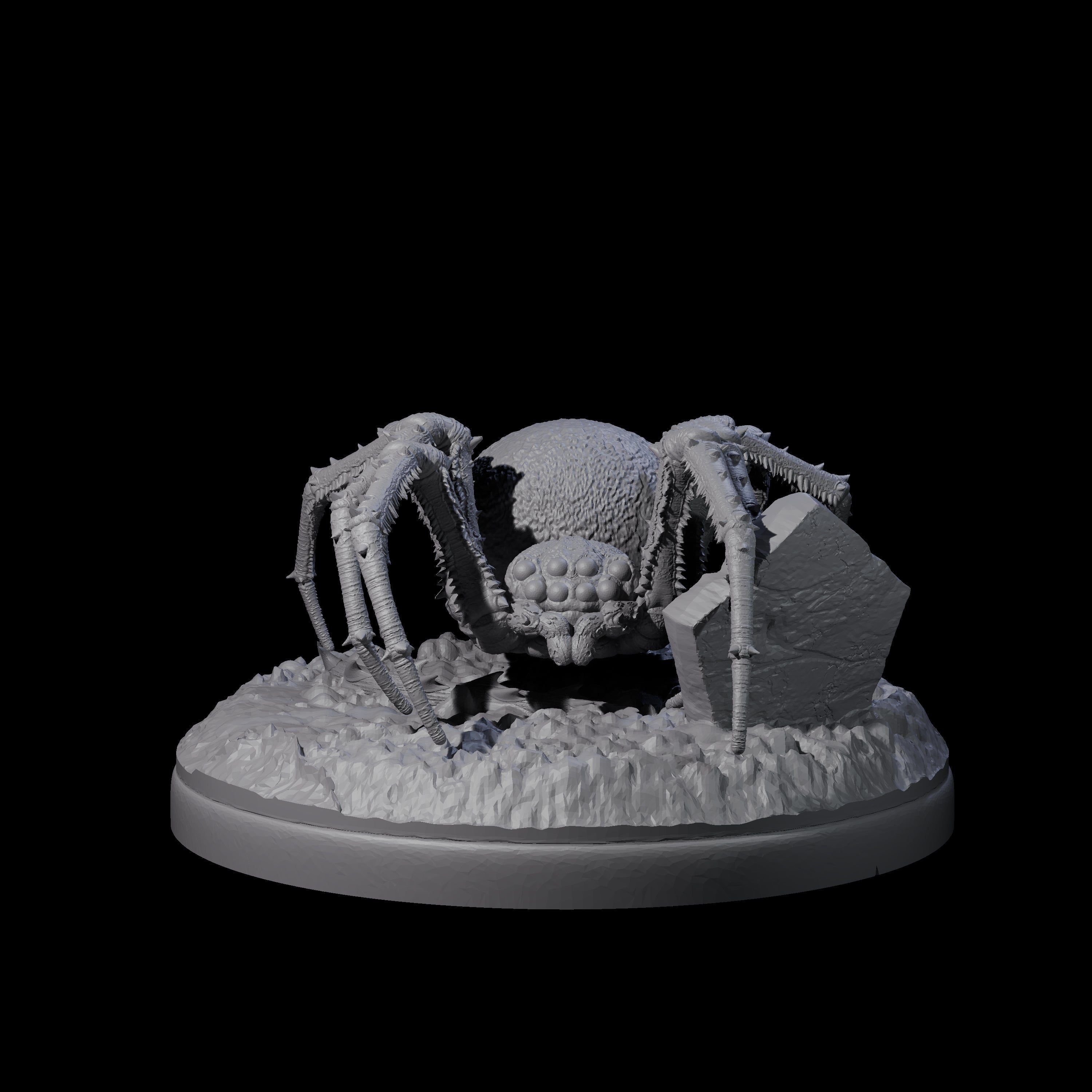 Six Skittering Cave Spiders Miniature for Dungeons and Dragons, Pathfinder or other TTRPGs