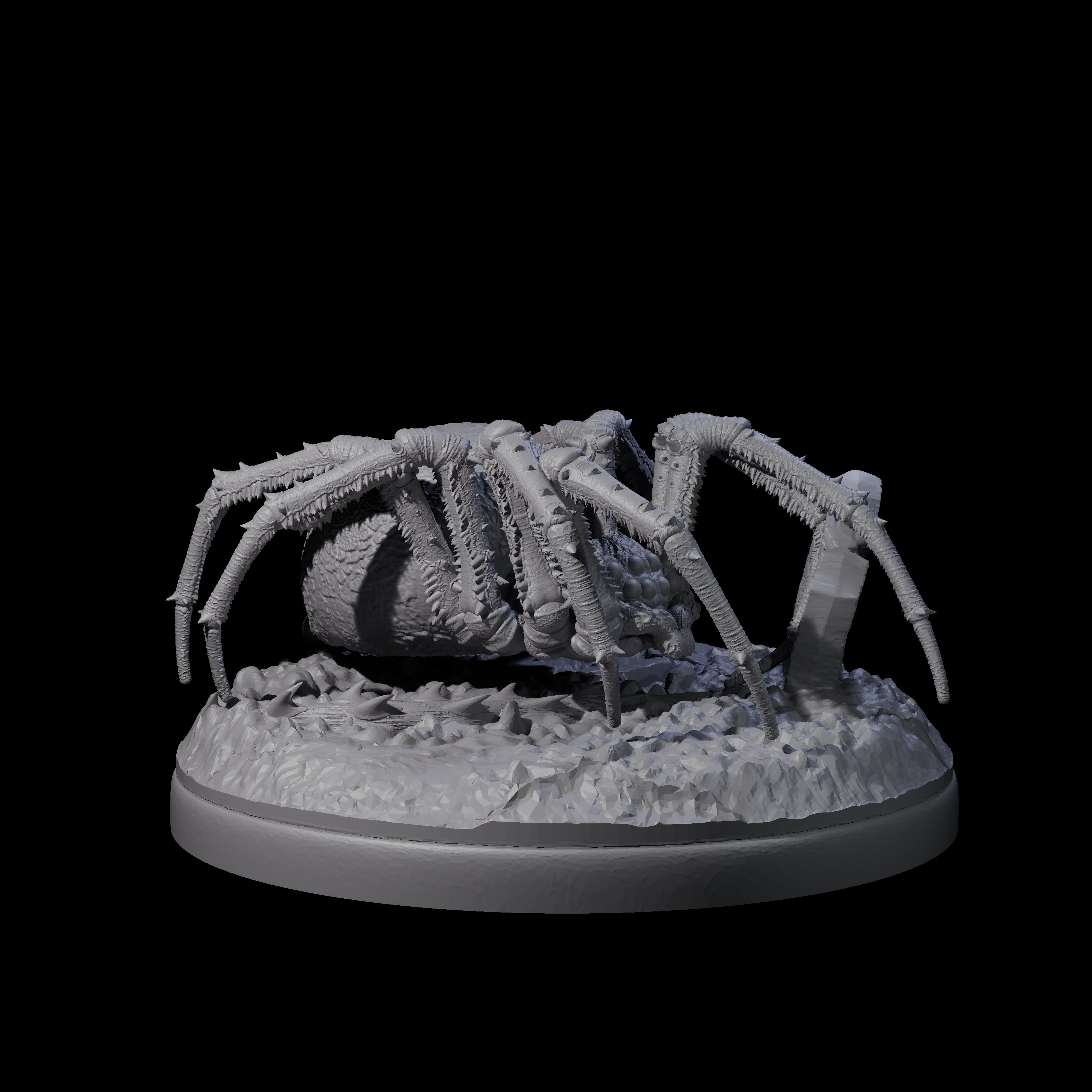Six Skittering Cave Spiders Miniature for Dungeons and Dragons, Pathfinder or other TTRPGs