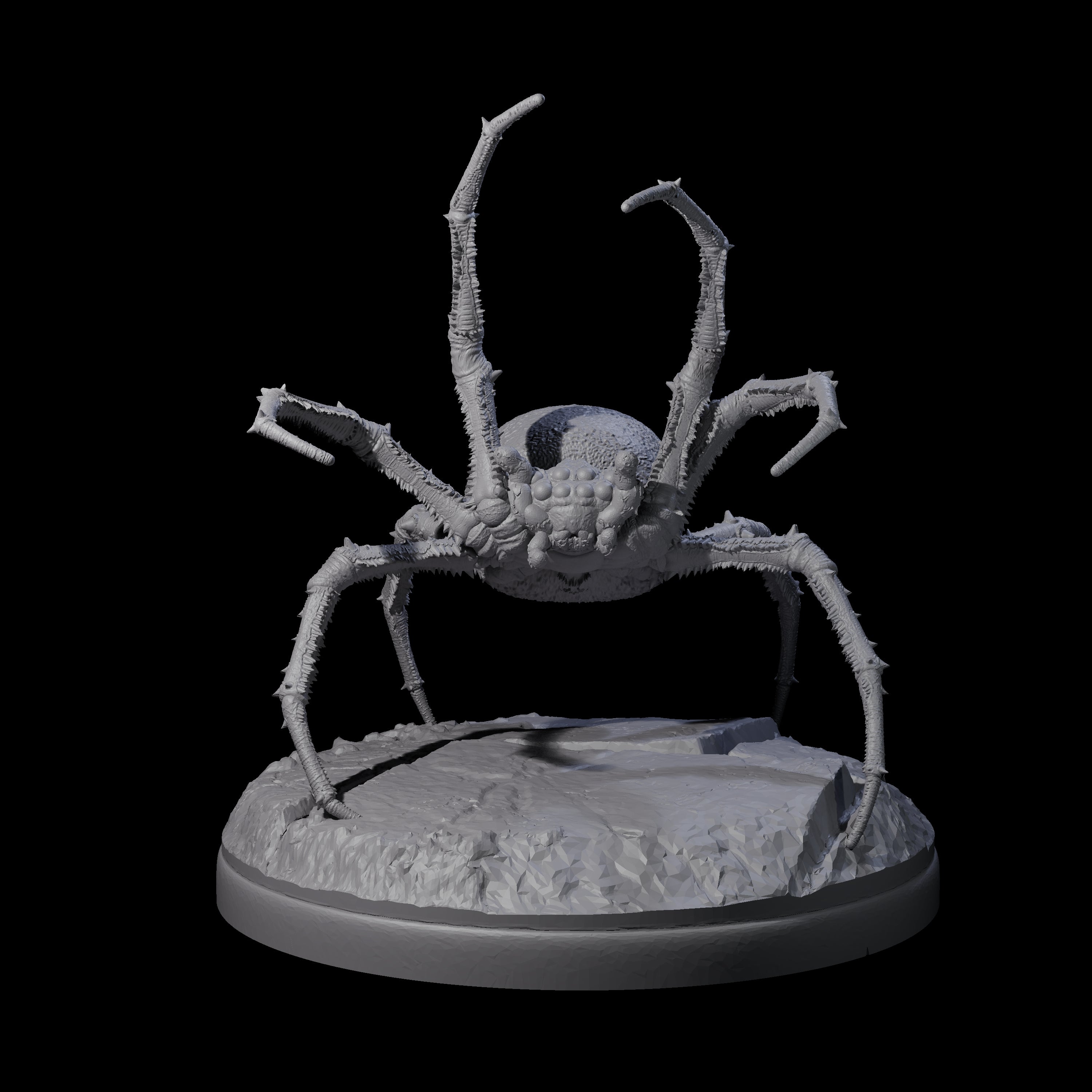 Six Skittering Cave Spiders Miniature for Dungeons and Dragons, Pathfinder or other TTRPGs