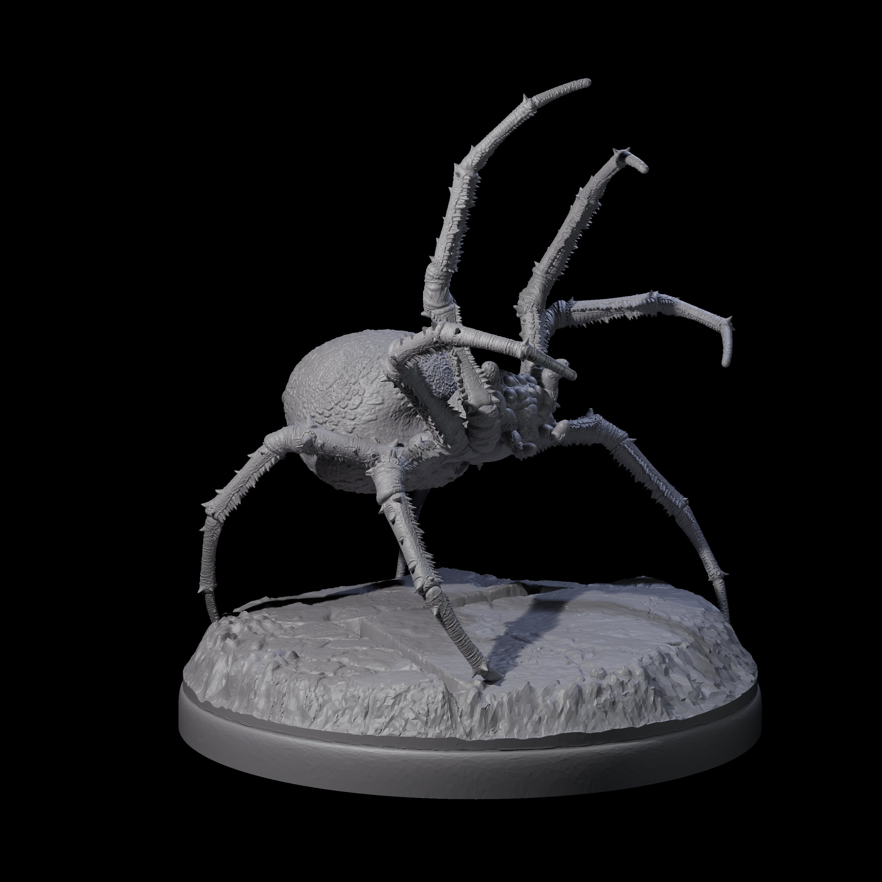 Six Skittering Cave Spiders Miniature for Dungeons and Dragons, Pathfinder or other TTRPGs