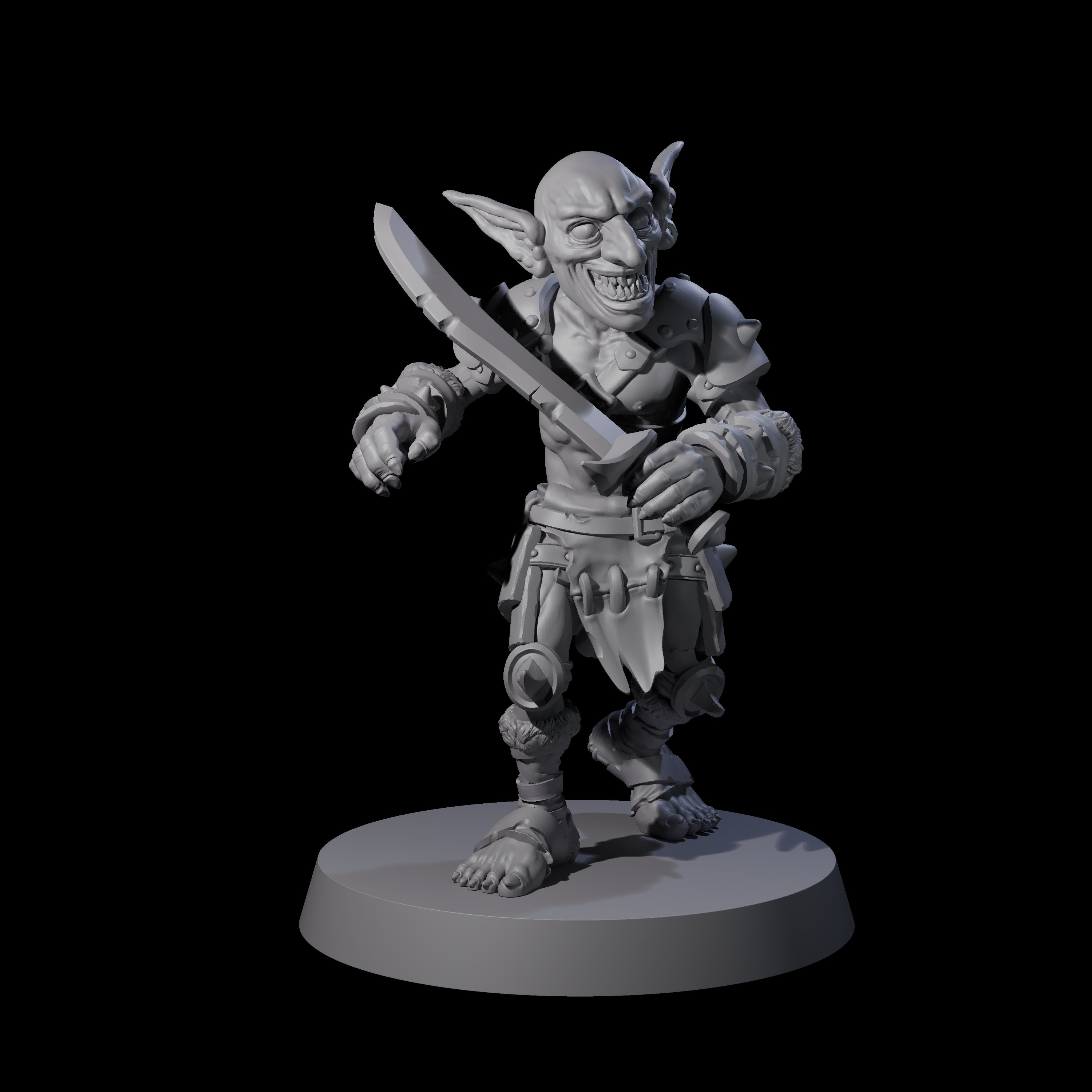 Six Sneaky Goblins Miniature for Dungeons and Dragons, Pathfinder or other TTRPGs