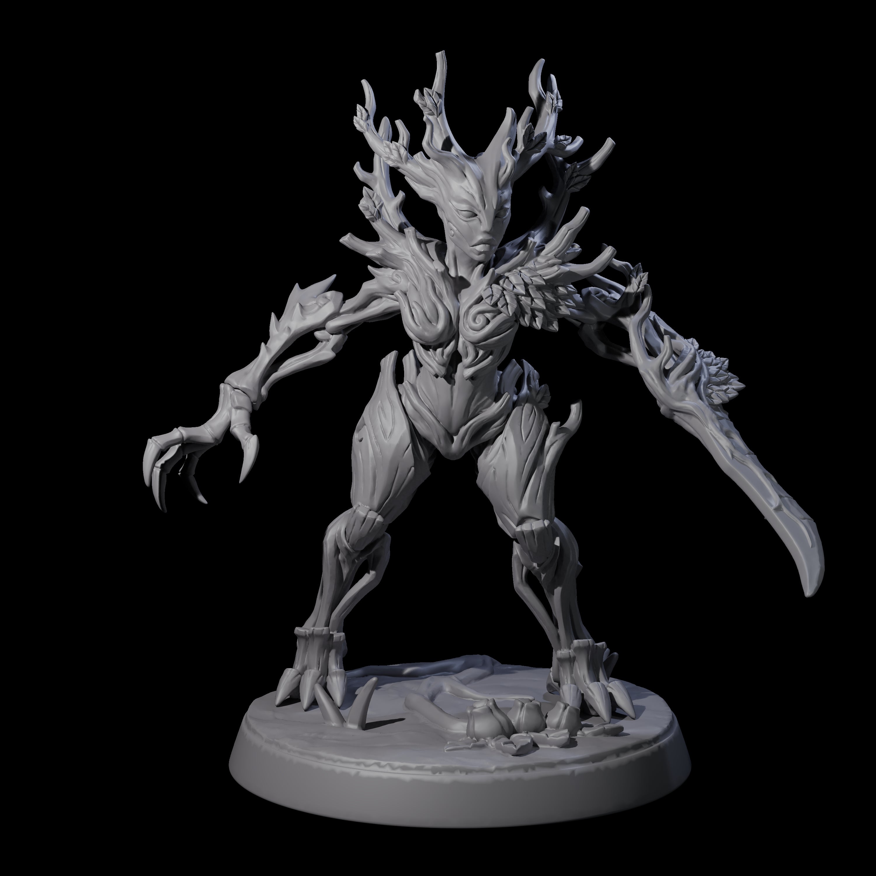 Six Thorny Twig Blights Miniature for Dungeons and Dragons, Pathfinder or other TTRPGs