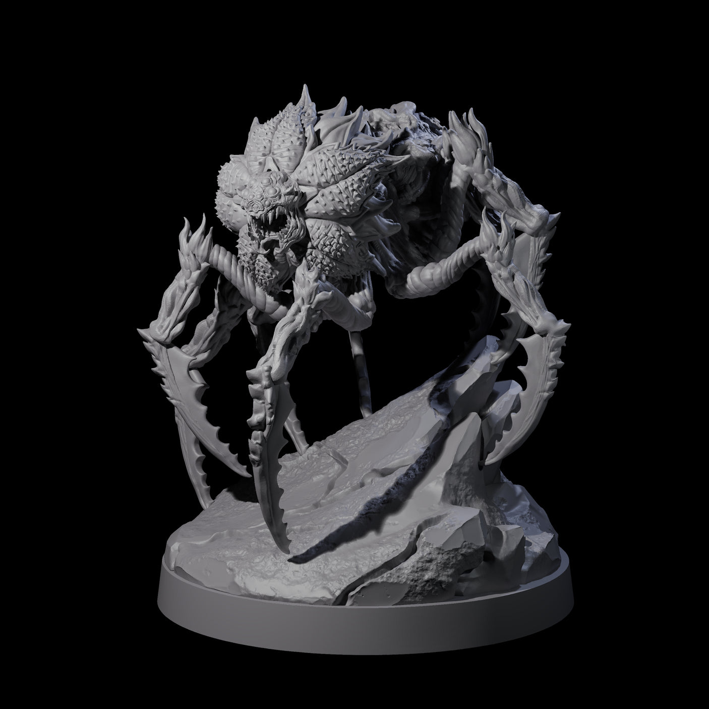 Skittering Bloomcrawler Miniature for Dungeons and Dragons, Pathfinder or other TTRPGs
