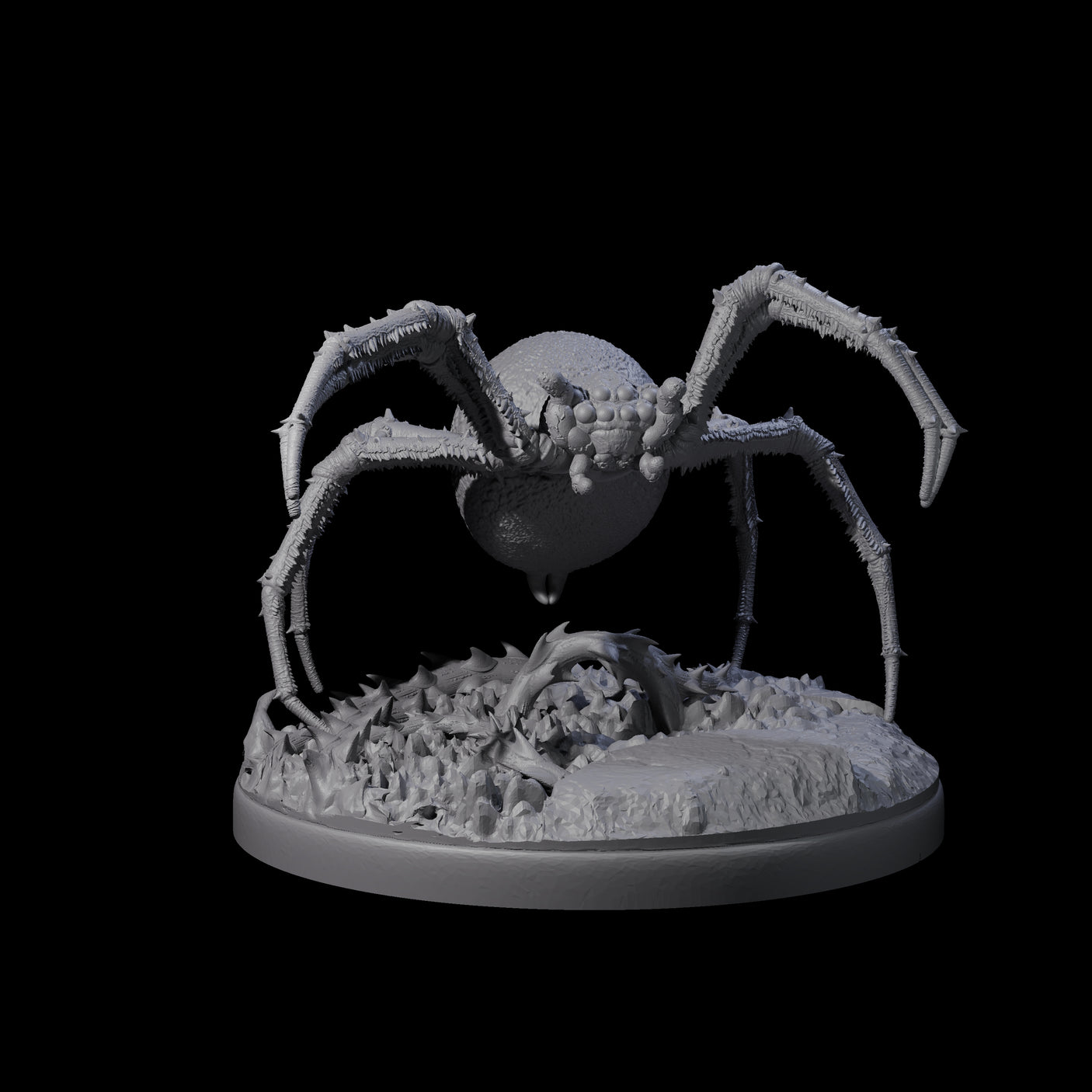 Skittering Cave Spider A Miniature for Dungeons and Dragons, Pathfinder or other TTRPGs