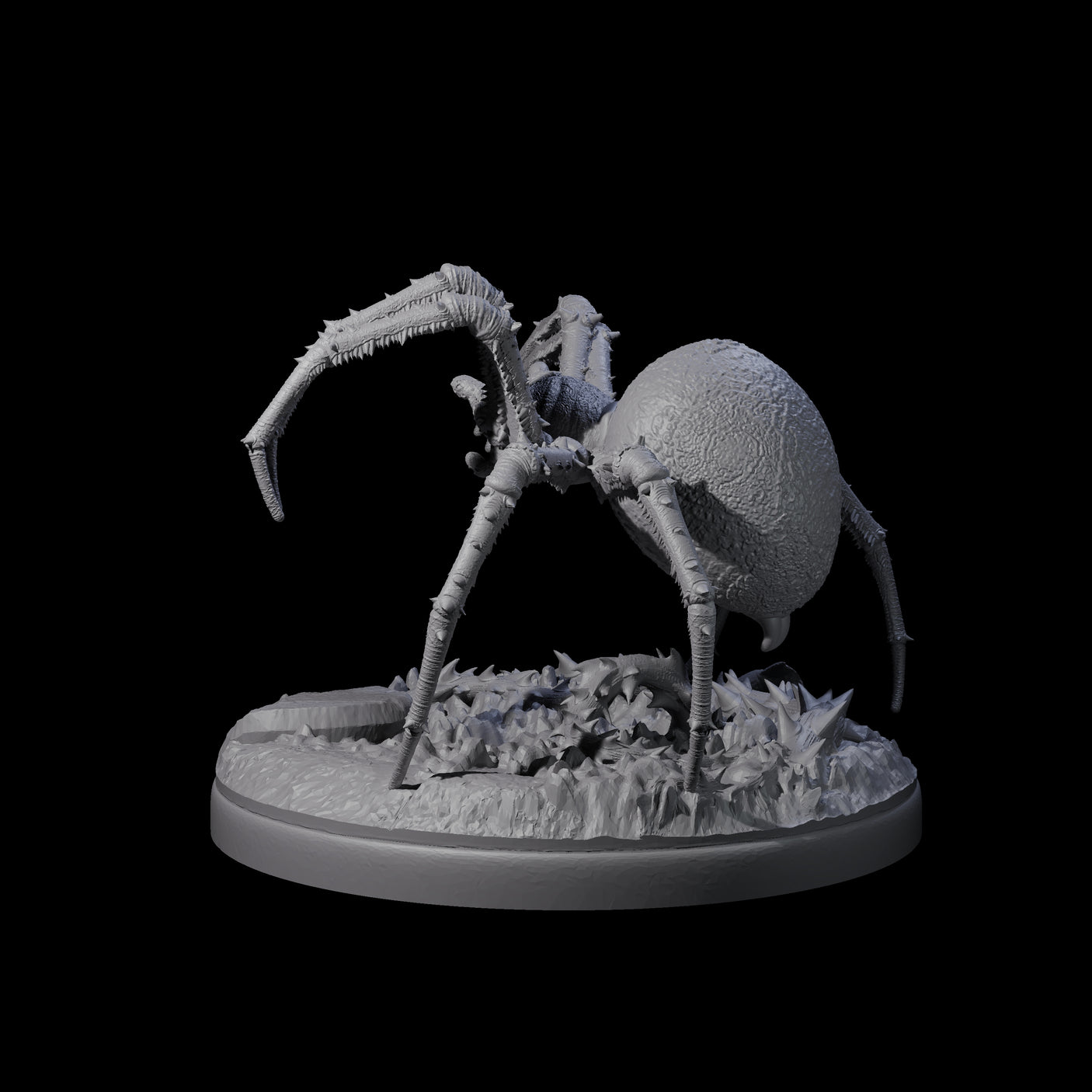 Skittering Cave Spider A Miniature for Dungeons and Dragons, Pathfinder or other TTRPGs