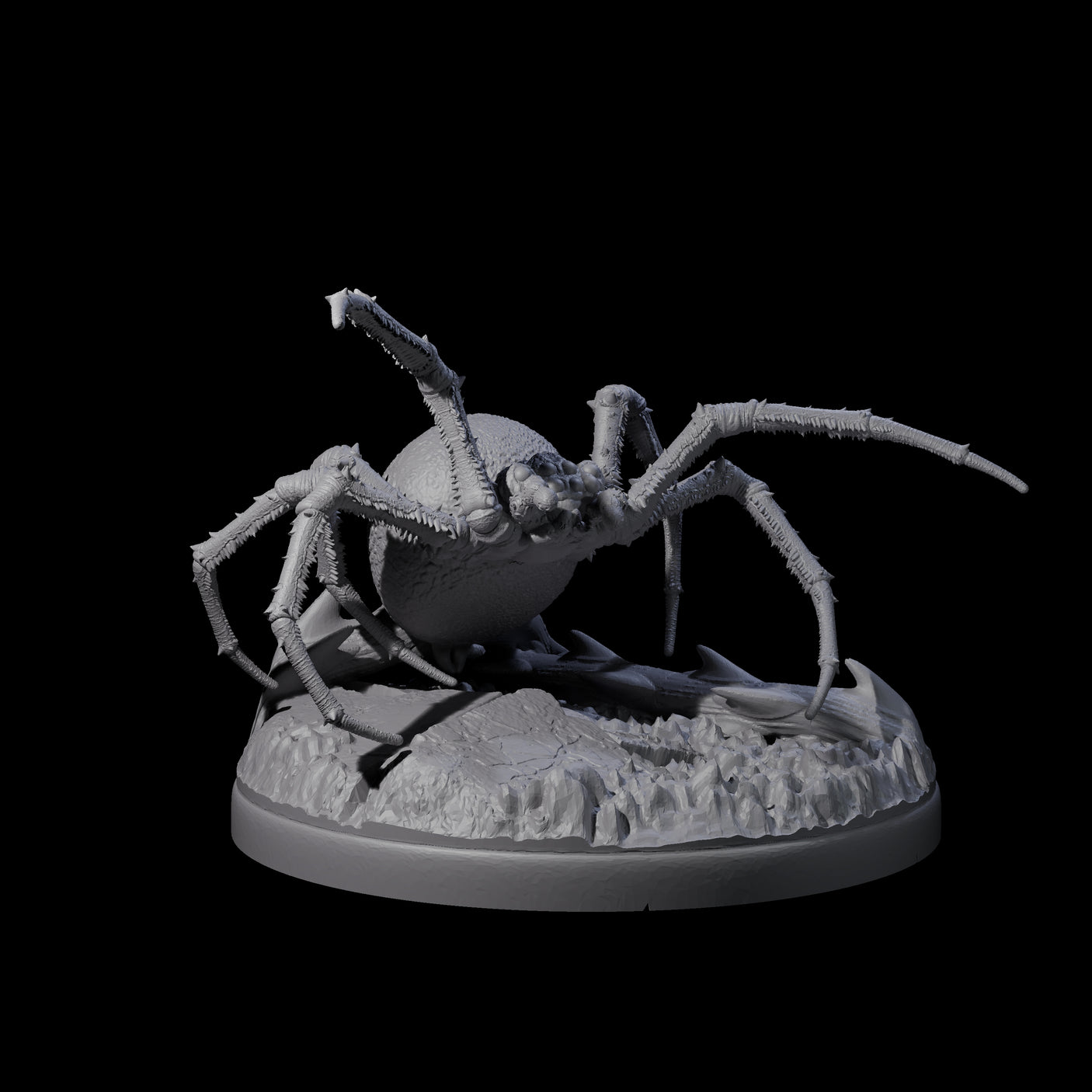 Skittering Cave Spider D Miniature for Dungeons and Dragons, Pathfinder or other TTRPGs