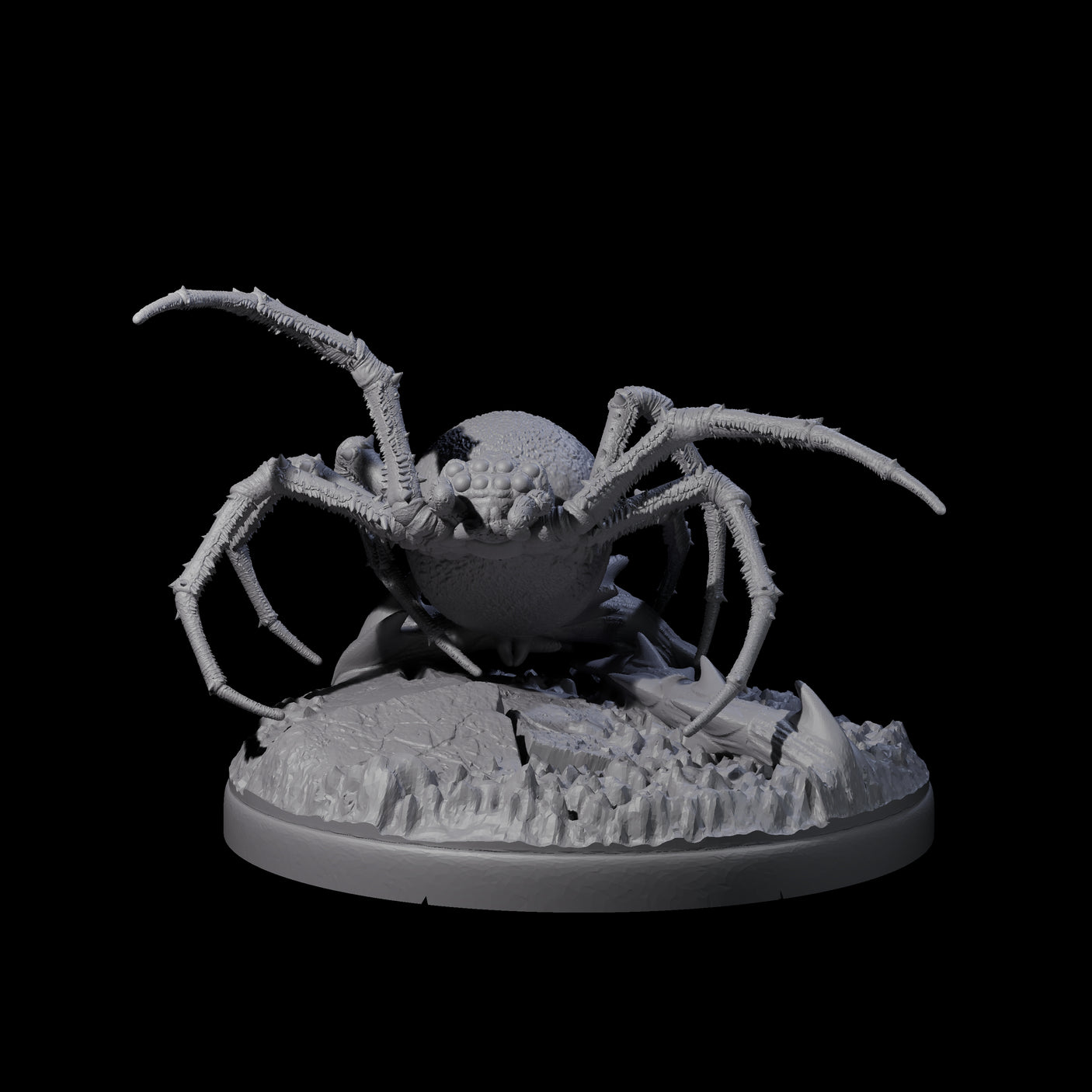 Skittering Cave Spider D Miniature for Dungeons and Dragons, Pathfinder or other TTRPGs