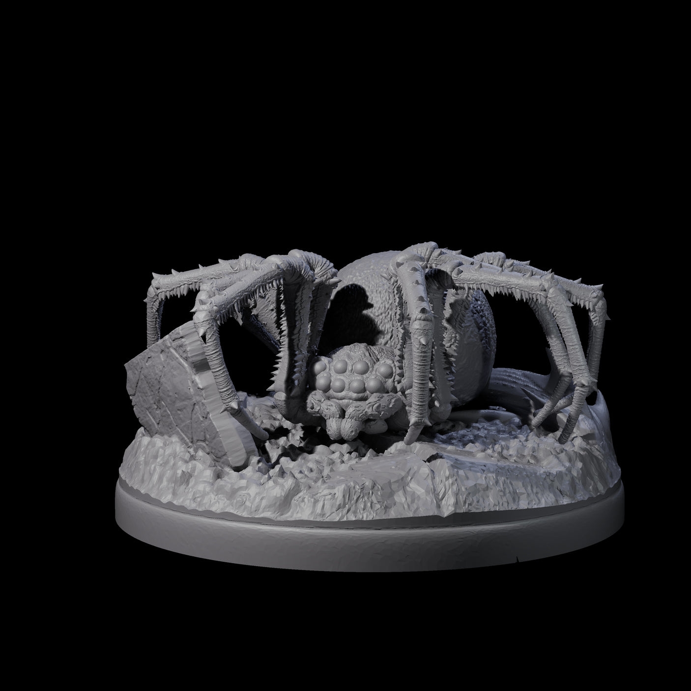 Skittering Cave Spider E Miniature for Dungeons and Dragons, Pathfinder or other TTRPGs
