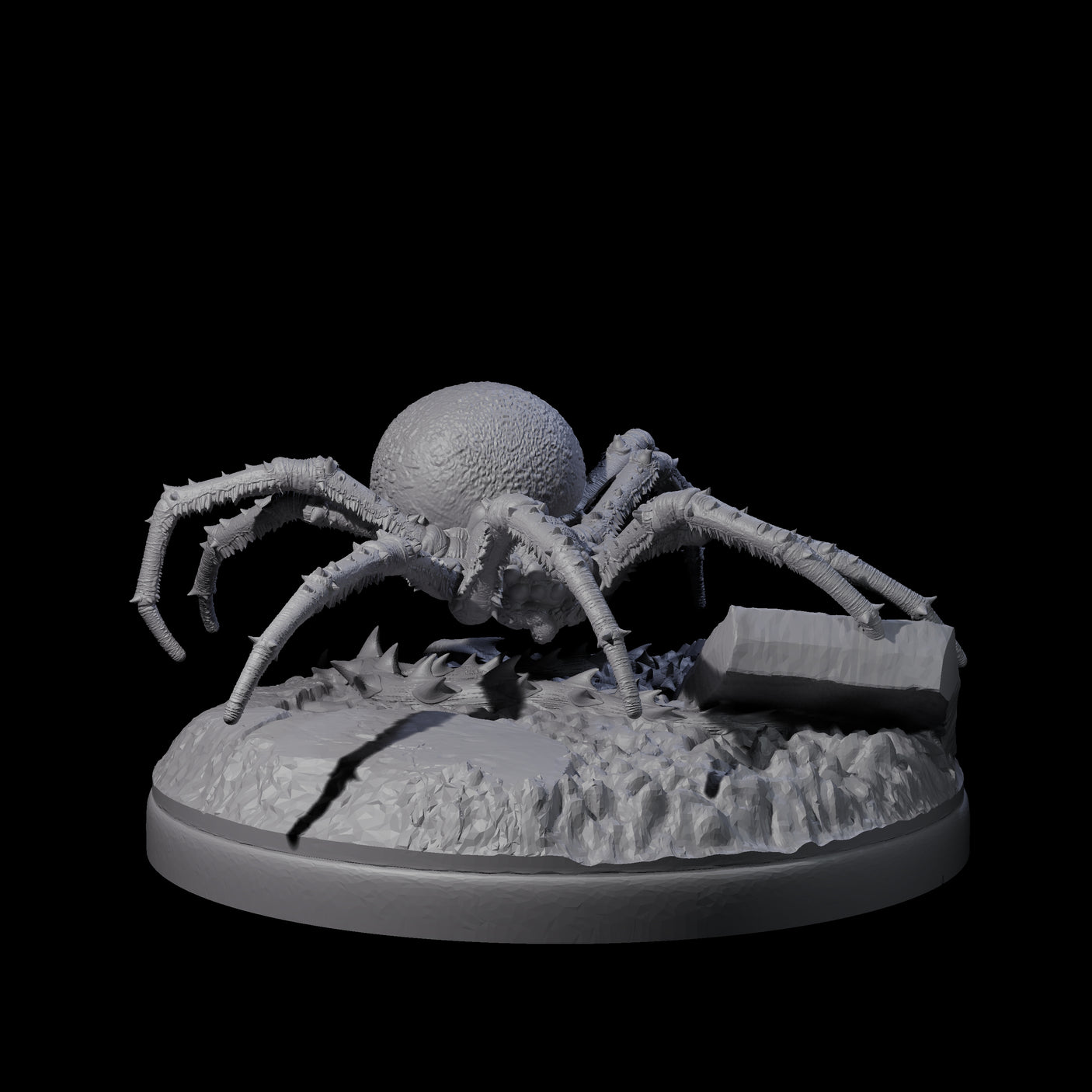 Skittering Cave Spider F Miniature for Dungeons and Dragons, Pathfinder or other TTRPGs
