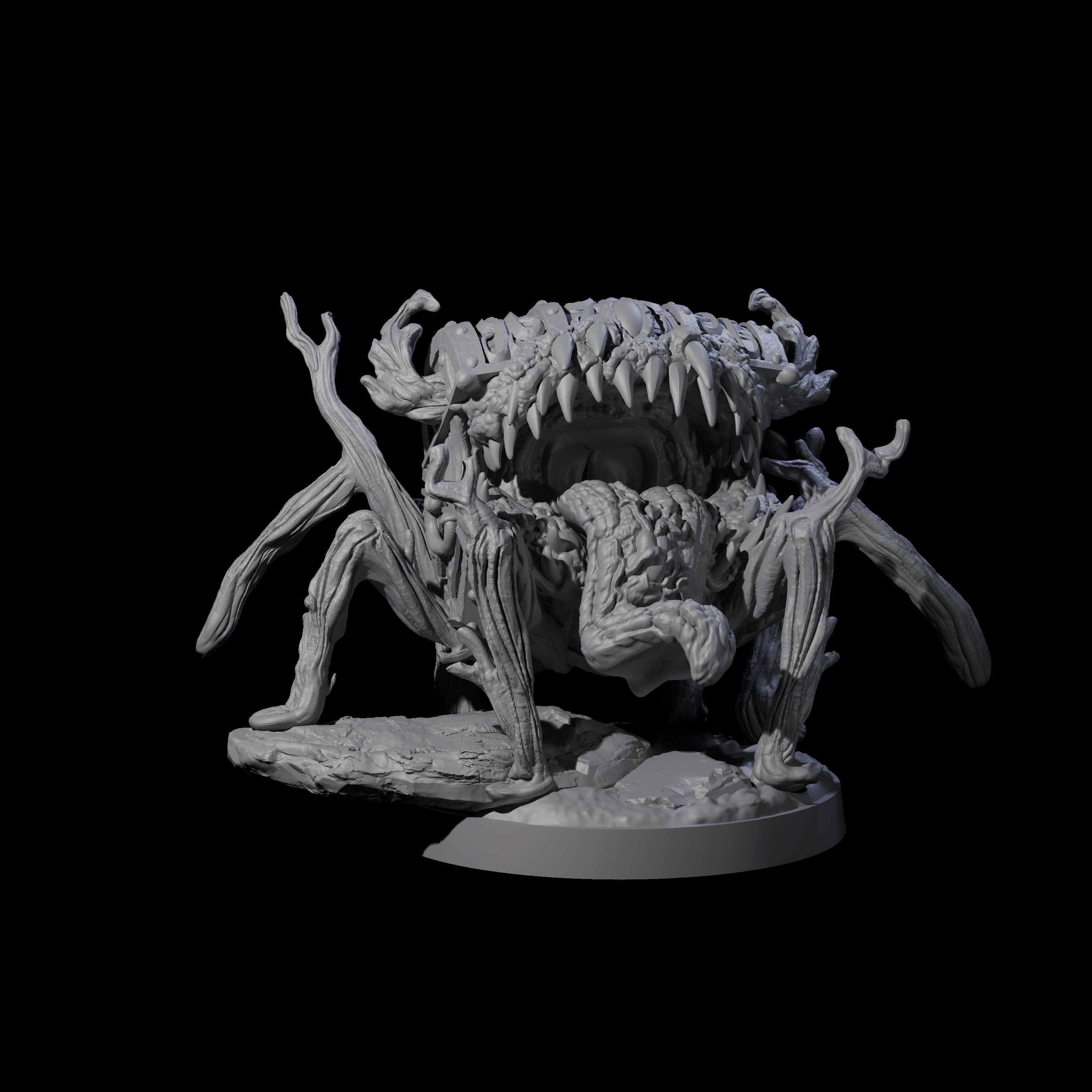 Skittering Chest Mimic Miniature for Dungeons and Dragons, Pathfinder or other TTRPGs
