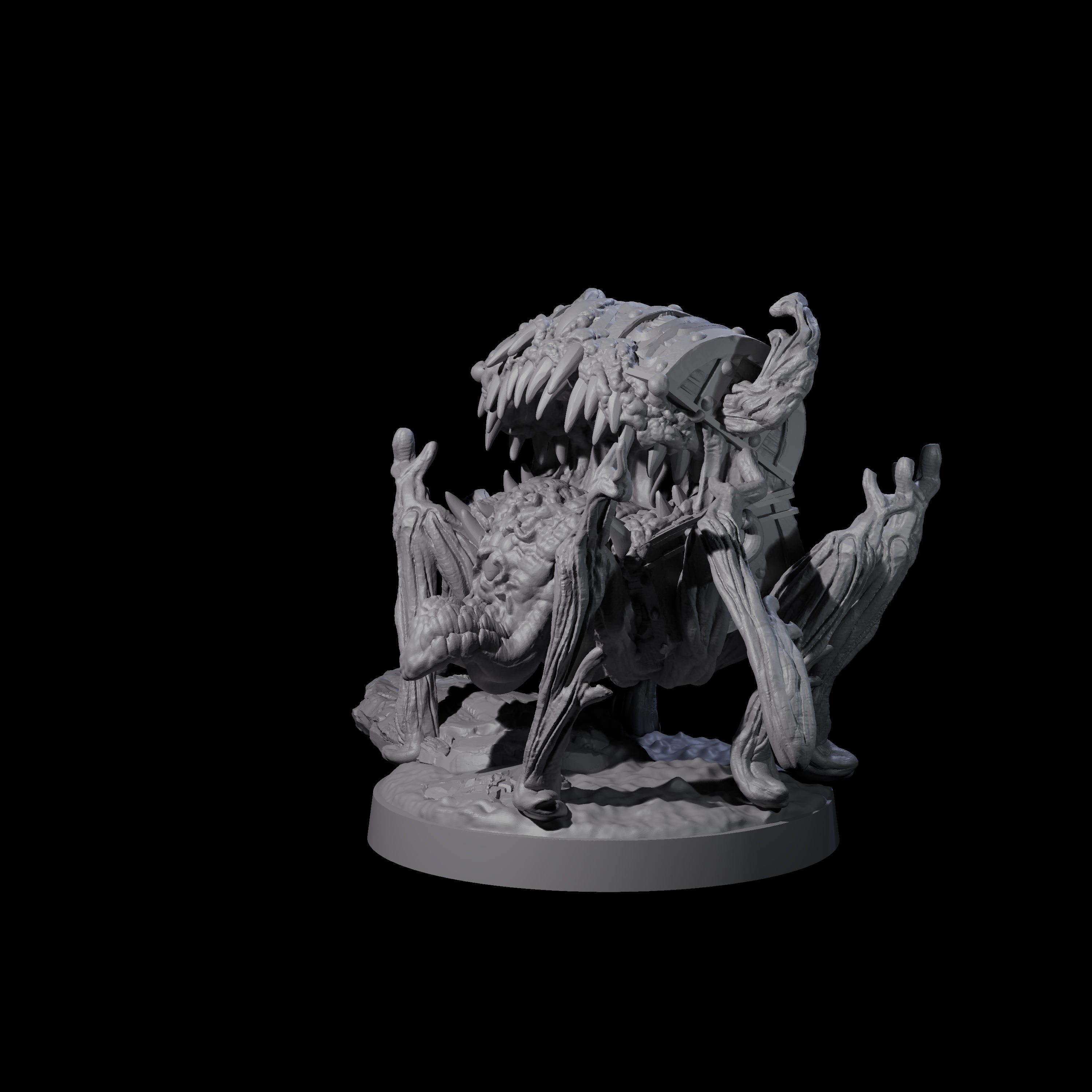 Skittering Chest Mimic Miniature for Dungeons and Dragons, Pathfinder or other TTRPGs